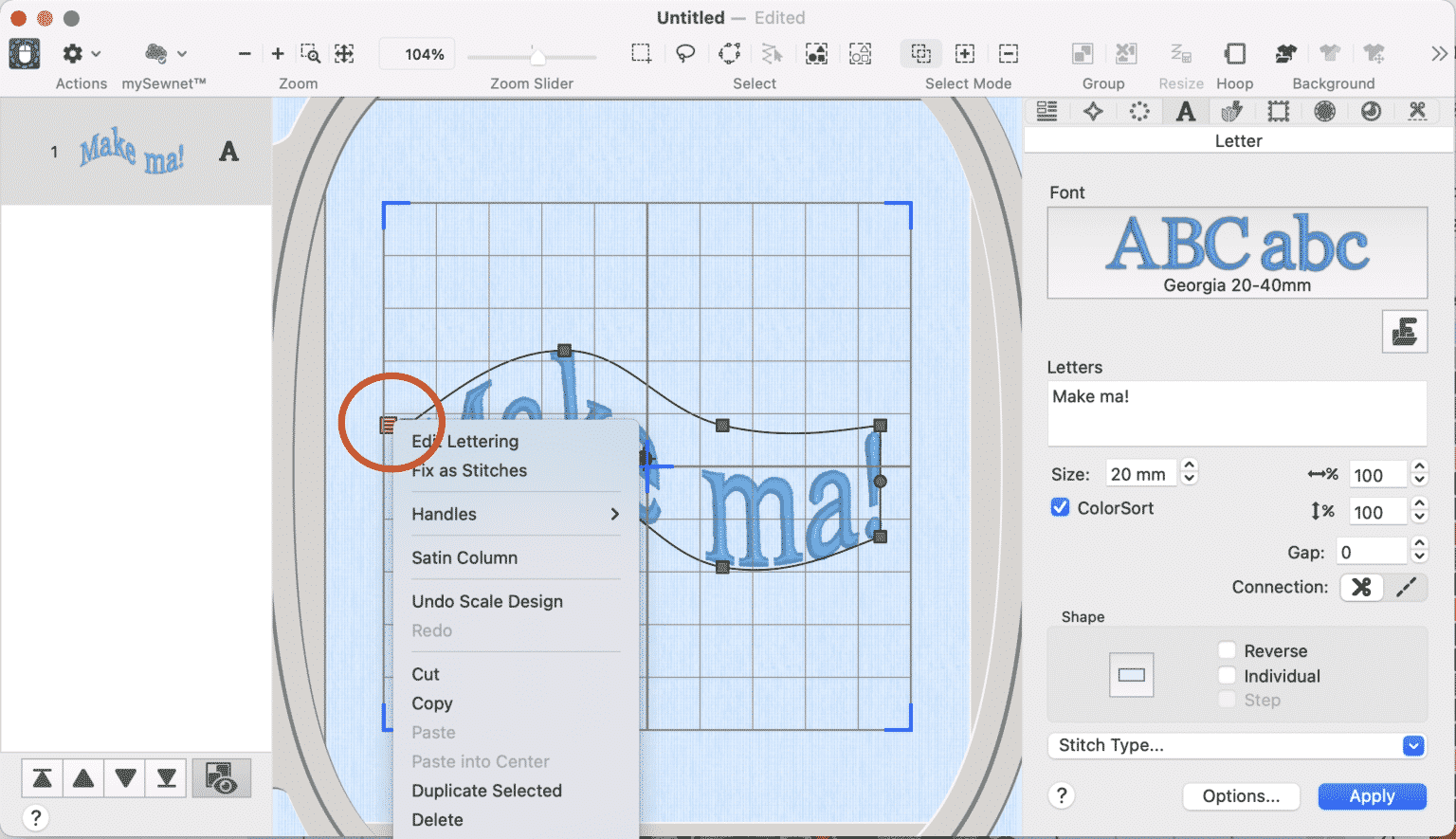 Creativate: Schrift im Kreis anordnen und perspektivisch skalieren - Make ma!