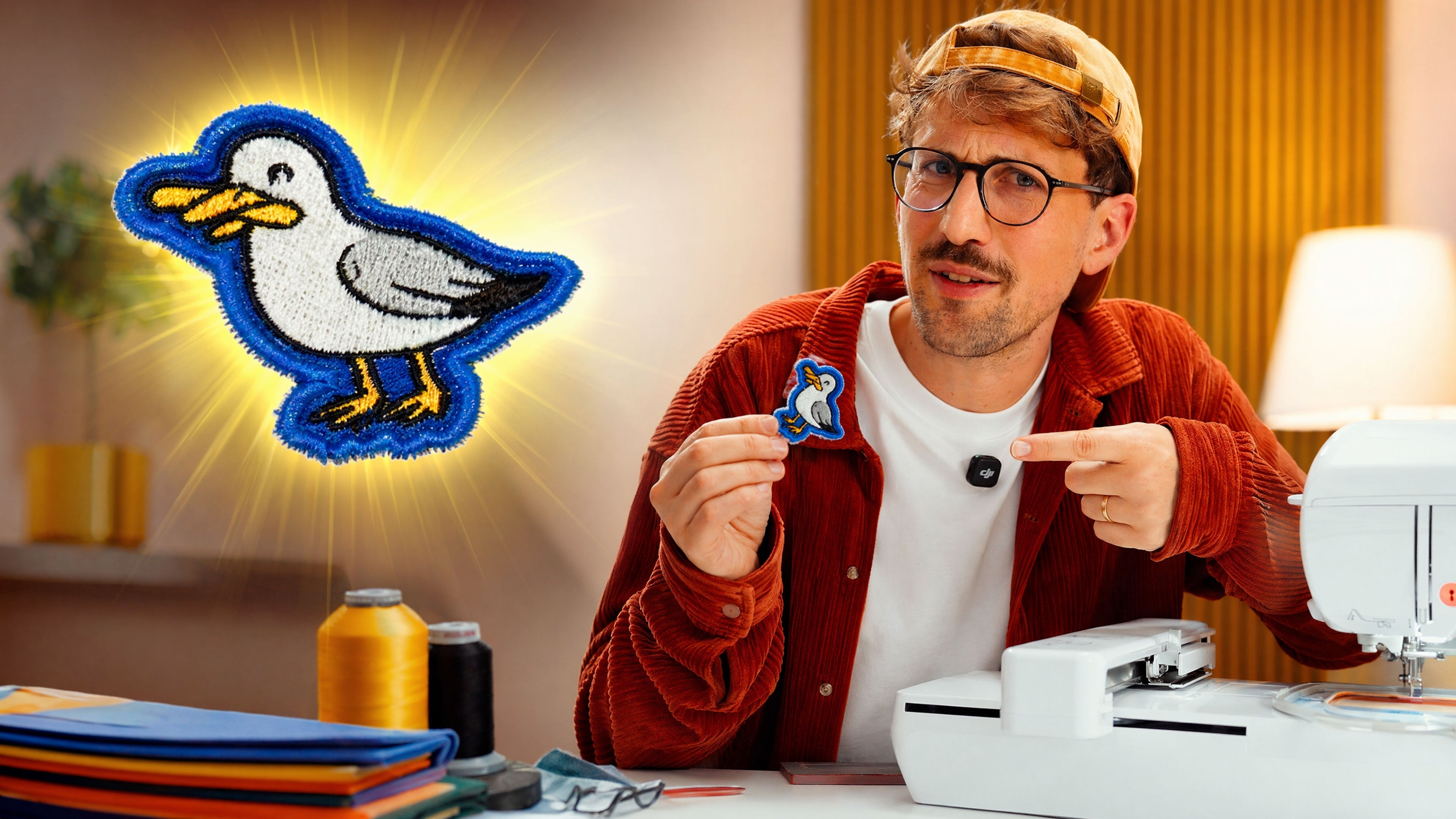 Patches selber machen mit der Stickmaschine