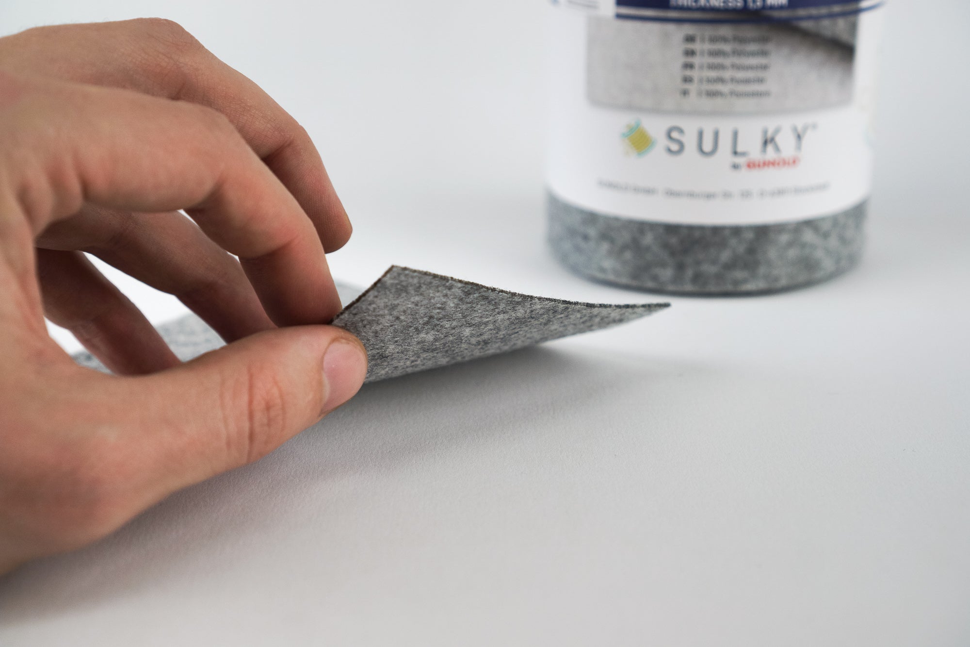 waschbares Filz zum Besticken