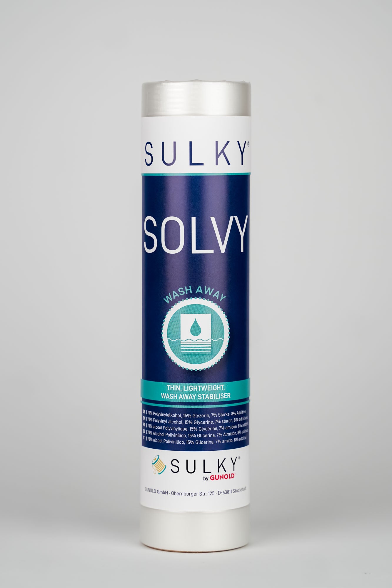 wasserlösliche Stickfolie