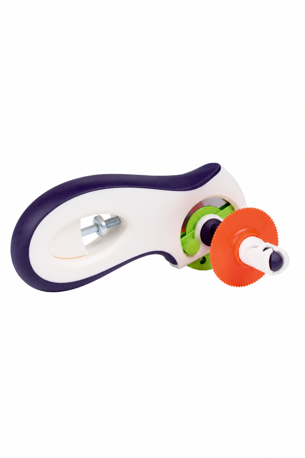 Prym Rollschneider Ergonomics 45 mm mit montierter Zuschneidehilfe