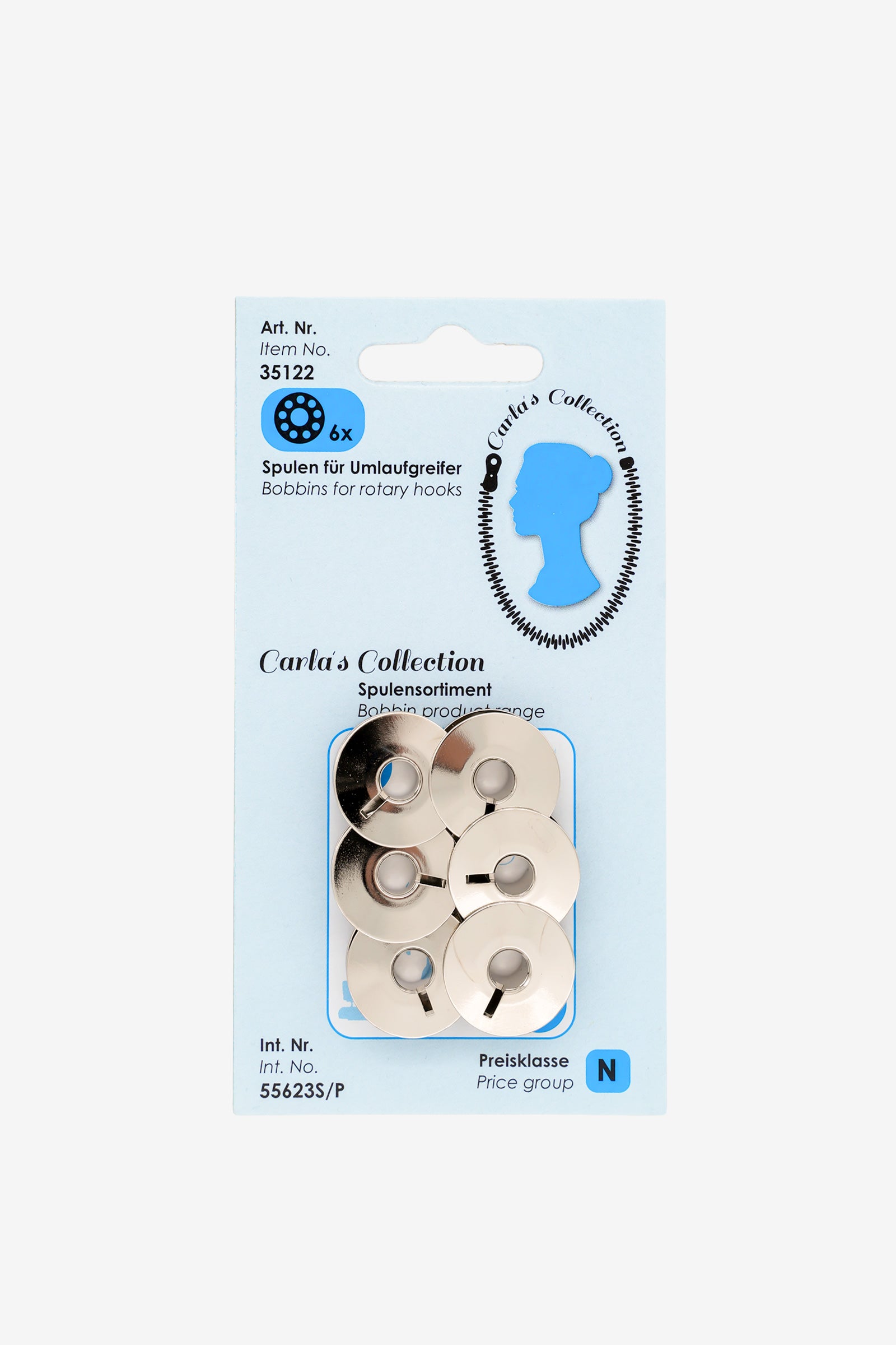 Carlas Collection Spulen für Umlaufgreifer aus Metall