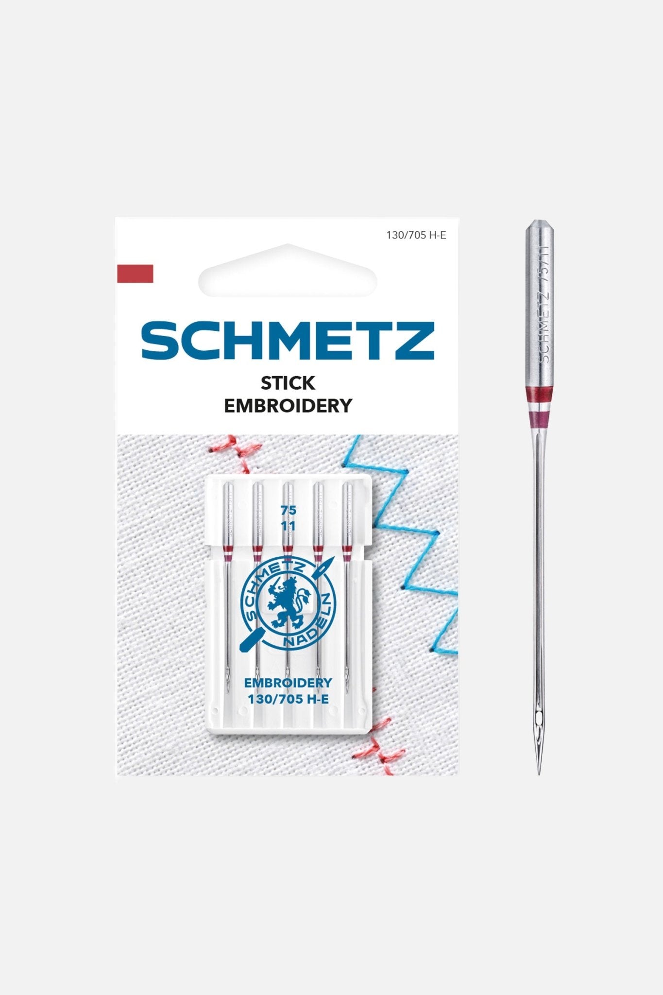 Schmetz Stick-Nadel Stärke 75 / System 130 / 705 H-E - Make ma!