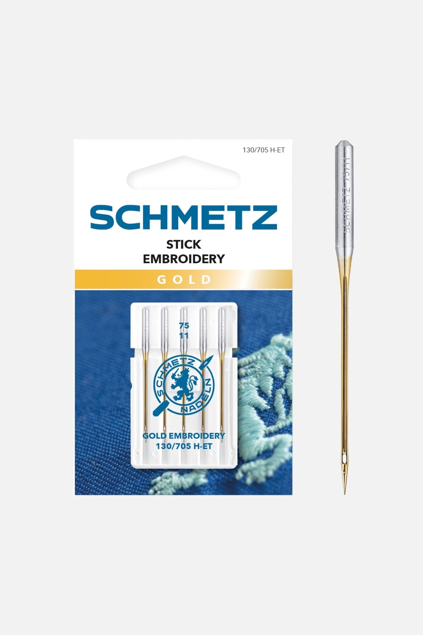 Schmetz Stick-Nadel GOLD | System 130 / 705 H-ET - Make ma!
