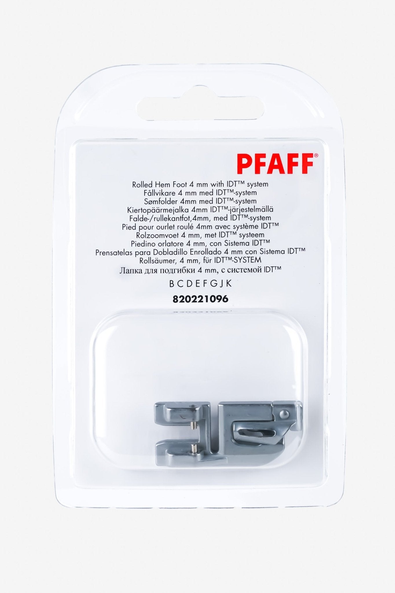 PFAFF Rollsäumer 2-4mm J K L - Make ma!