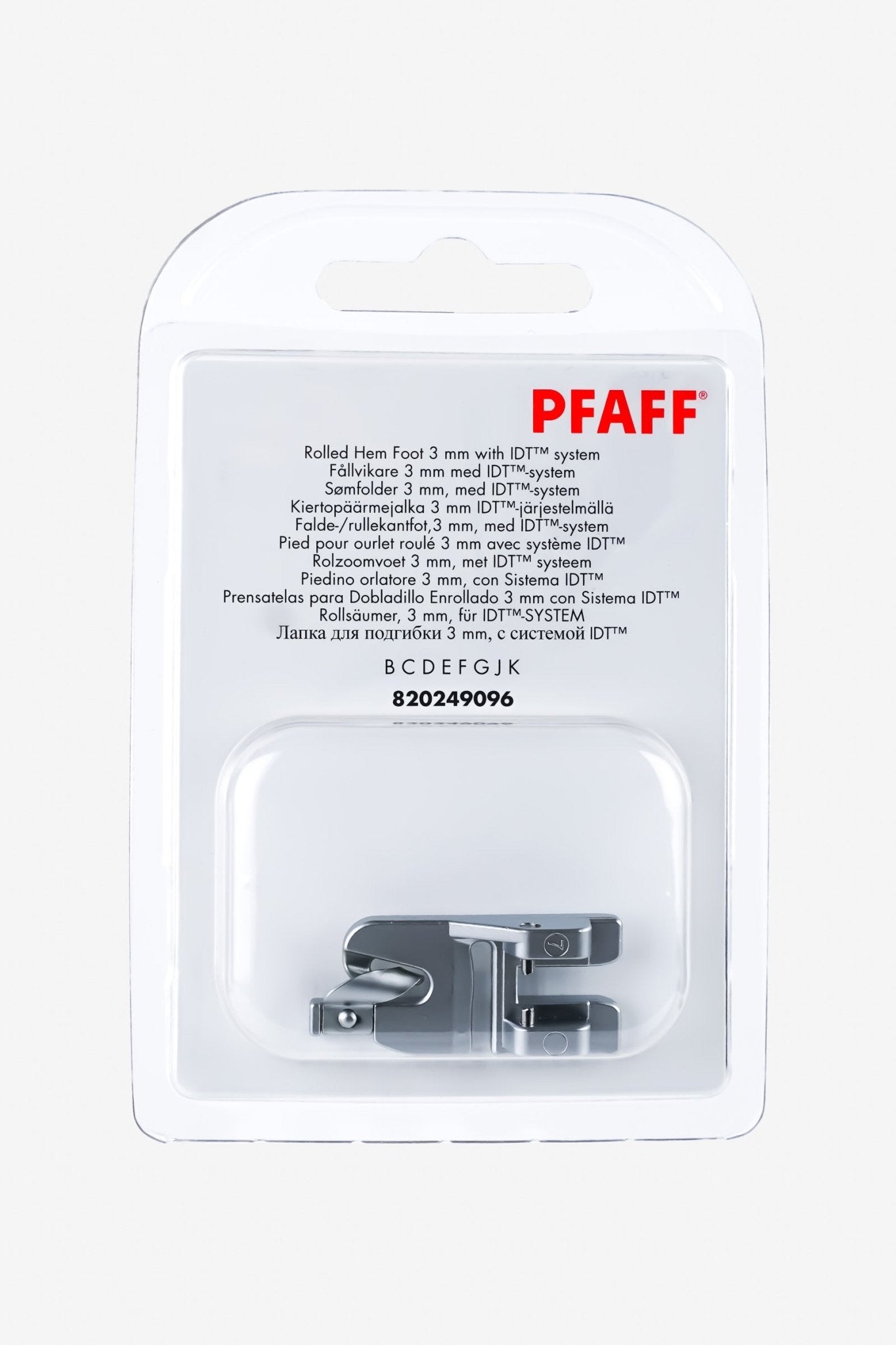 PFAFF Rollsäumer 2-4mm J K L - Make ma!
