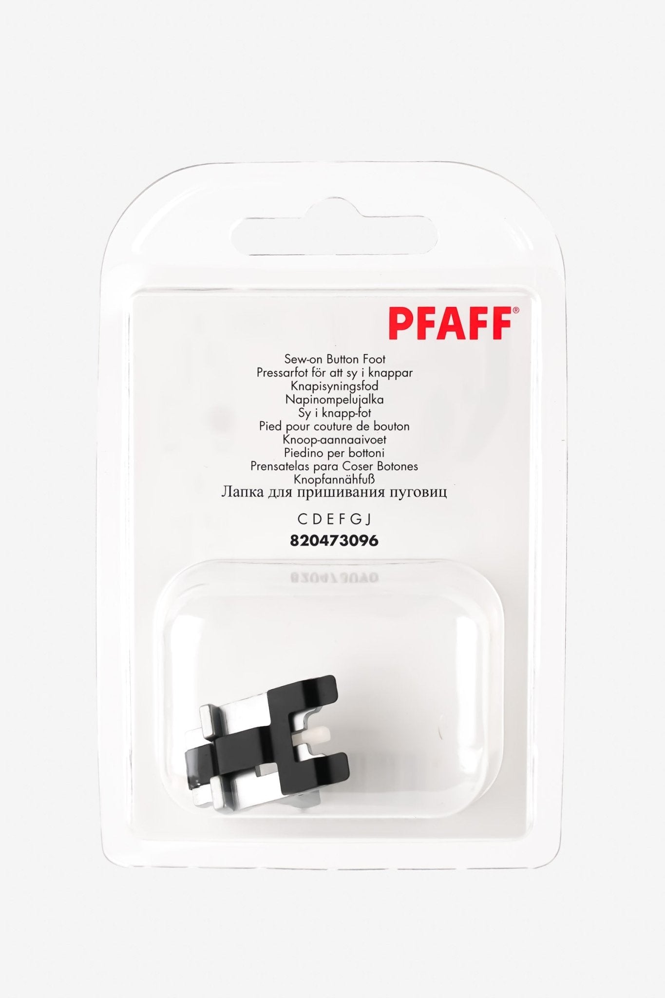PFAFF Knopfannähfuß J K L - Make ma!