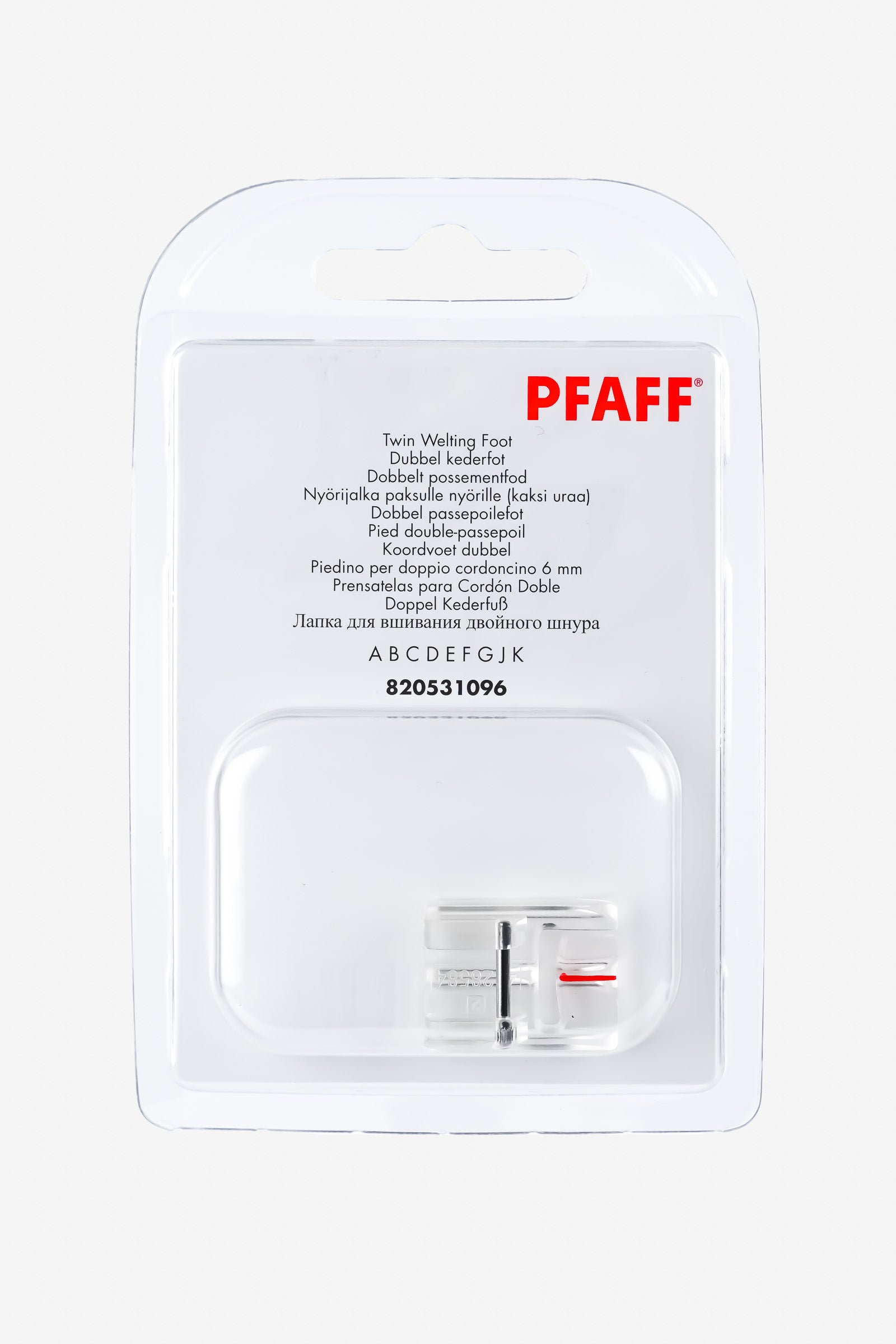 PFAFF Doppel-Kederfuß (JKL)