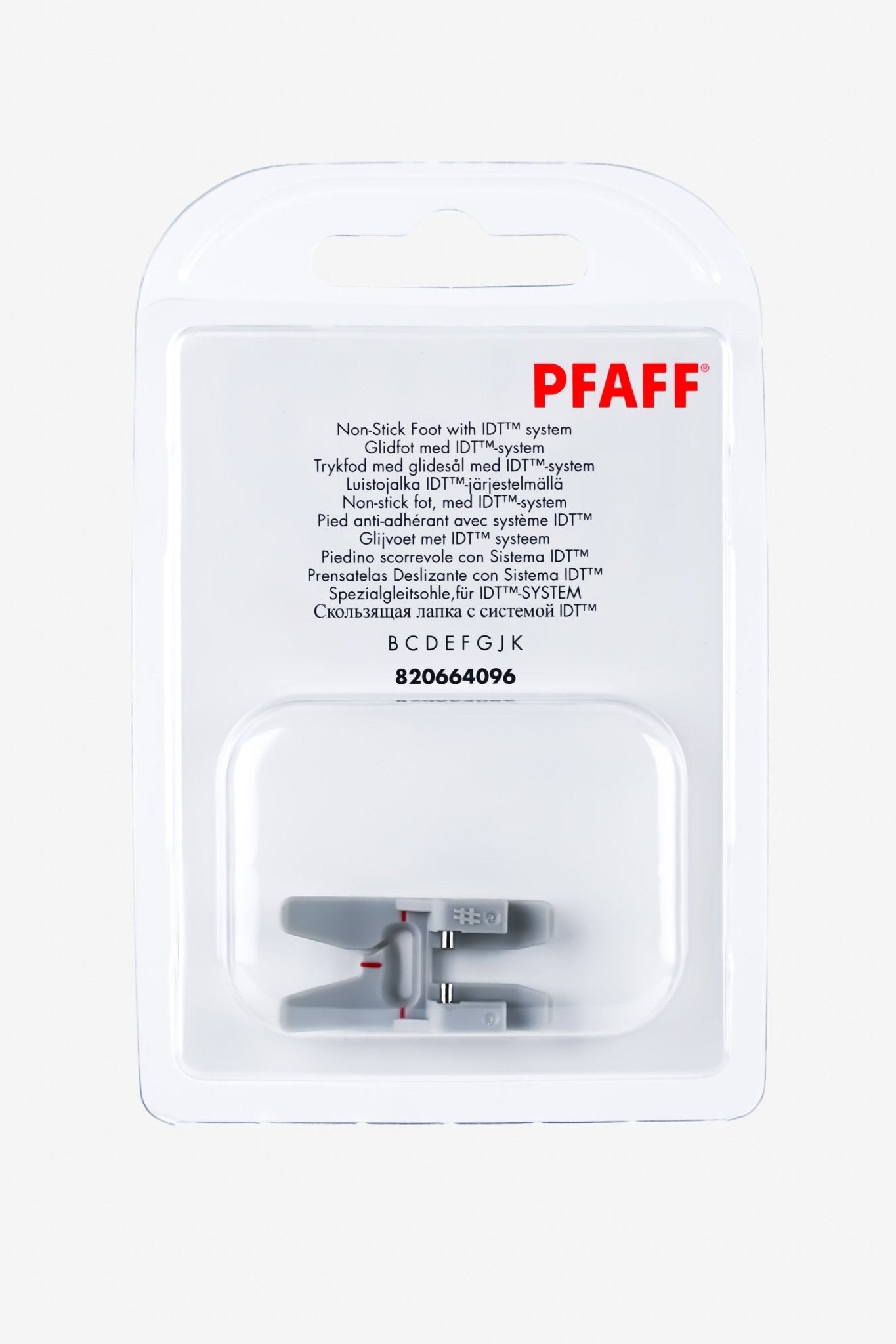 PFAFF Spezialgleitsohle für IDT-System J K L - Make ma!