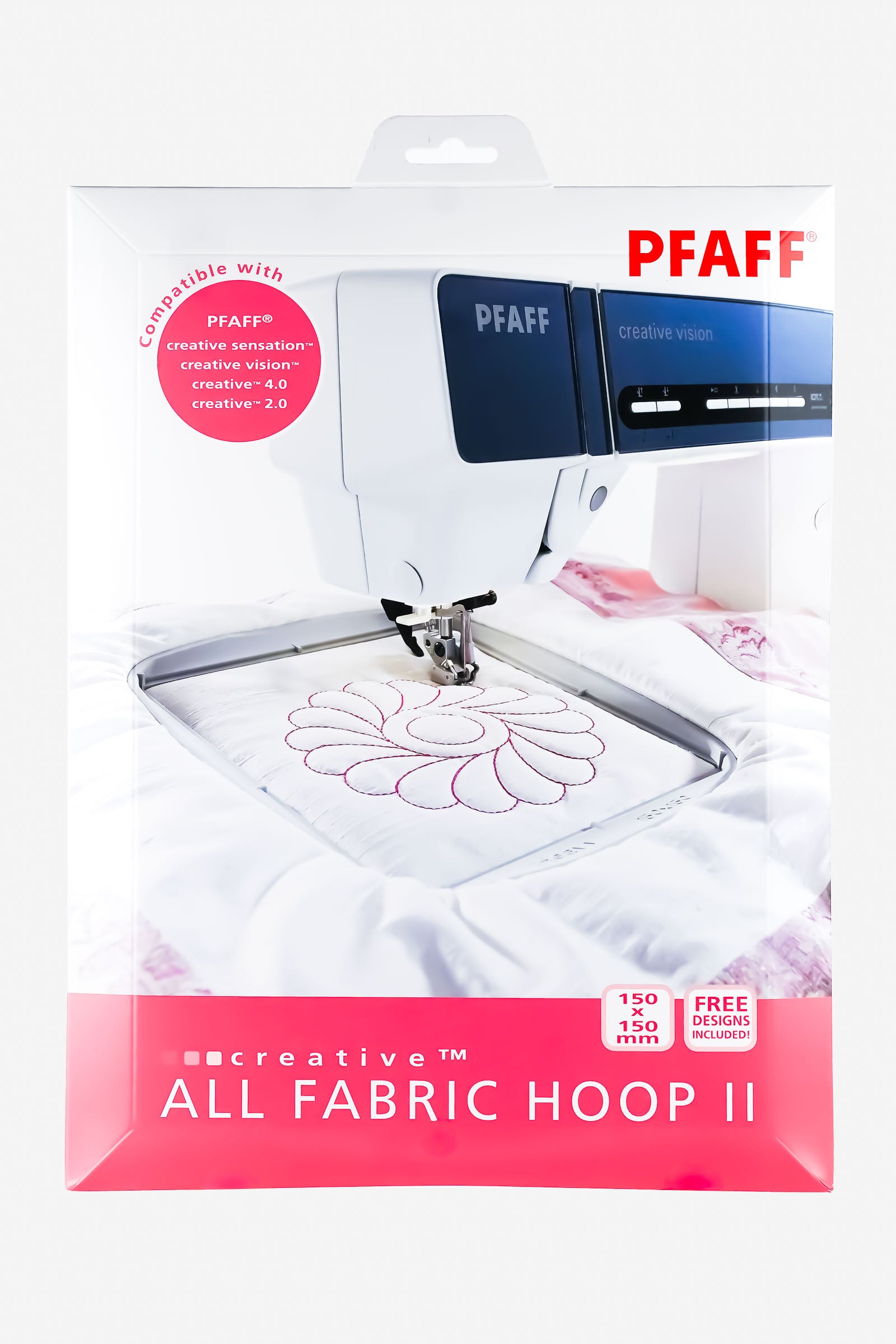 PFAFF creative ALL FABRIC HOOP