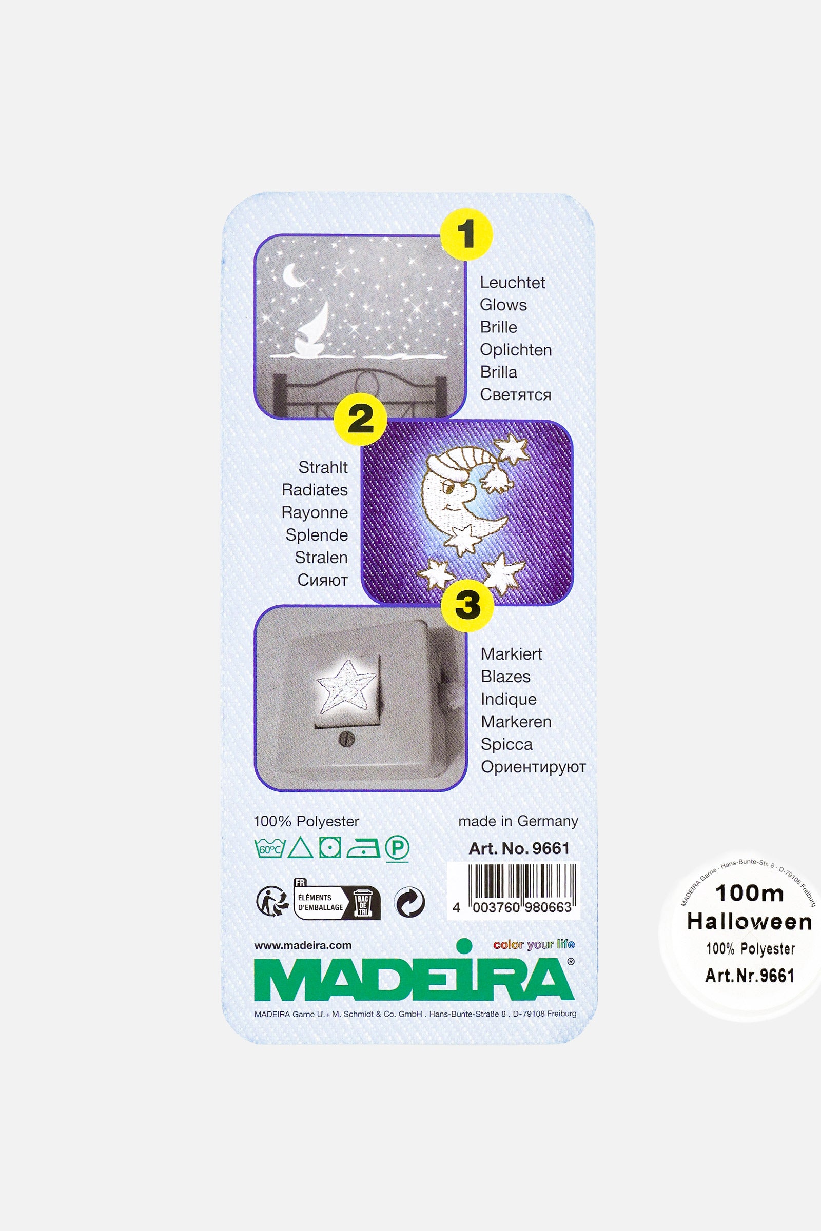 Madeira - Halloween Nachtleuchtgarn (100m)