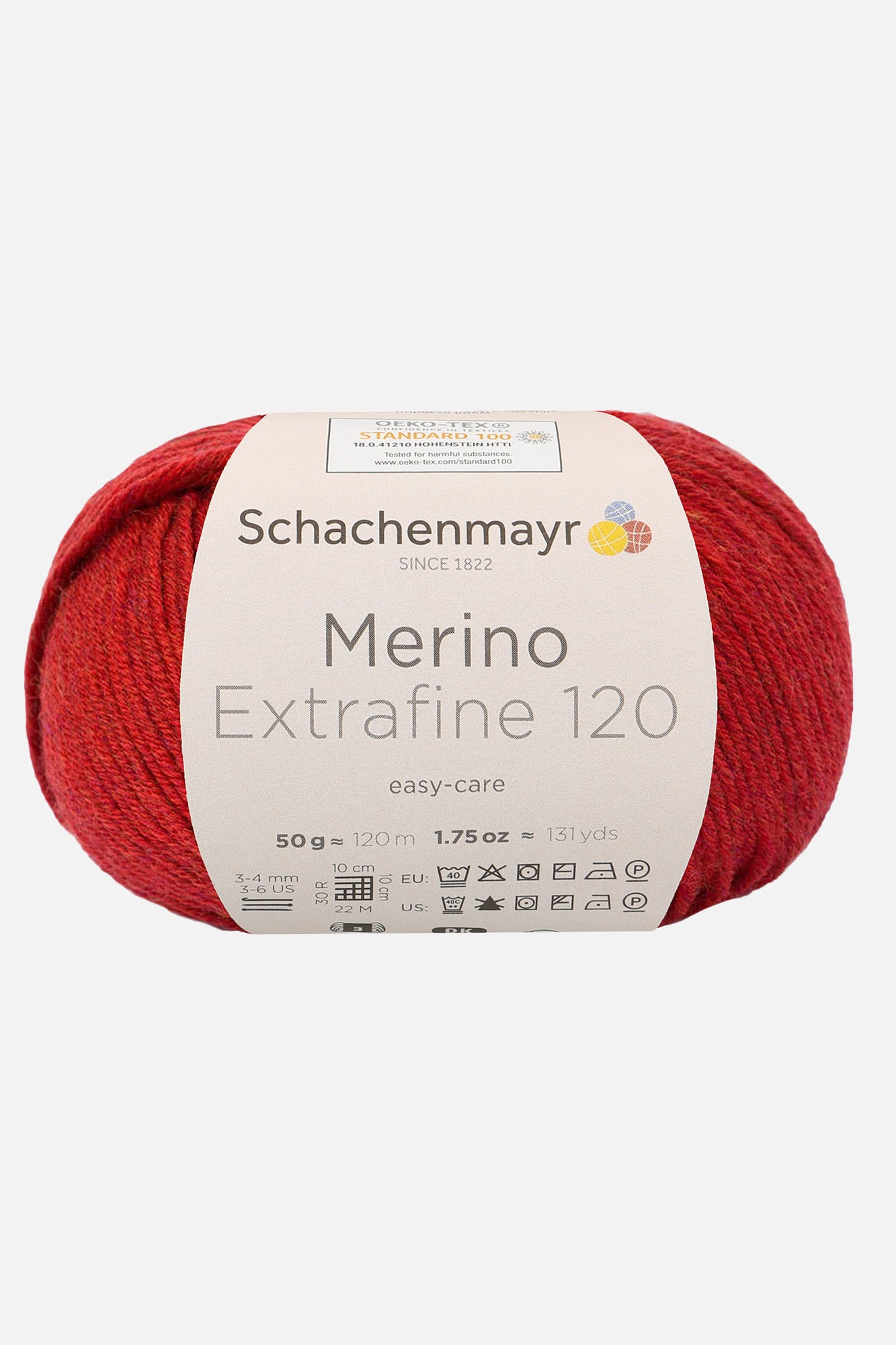 Handstrickgarn »Merino Extrafine 120« von Schachenmayr in Farbe rot (00127)