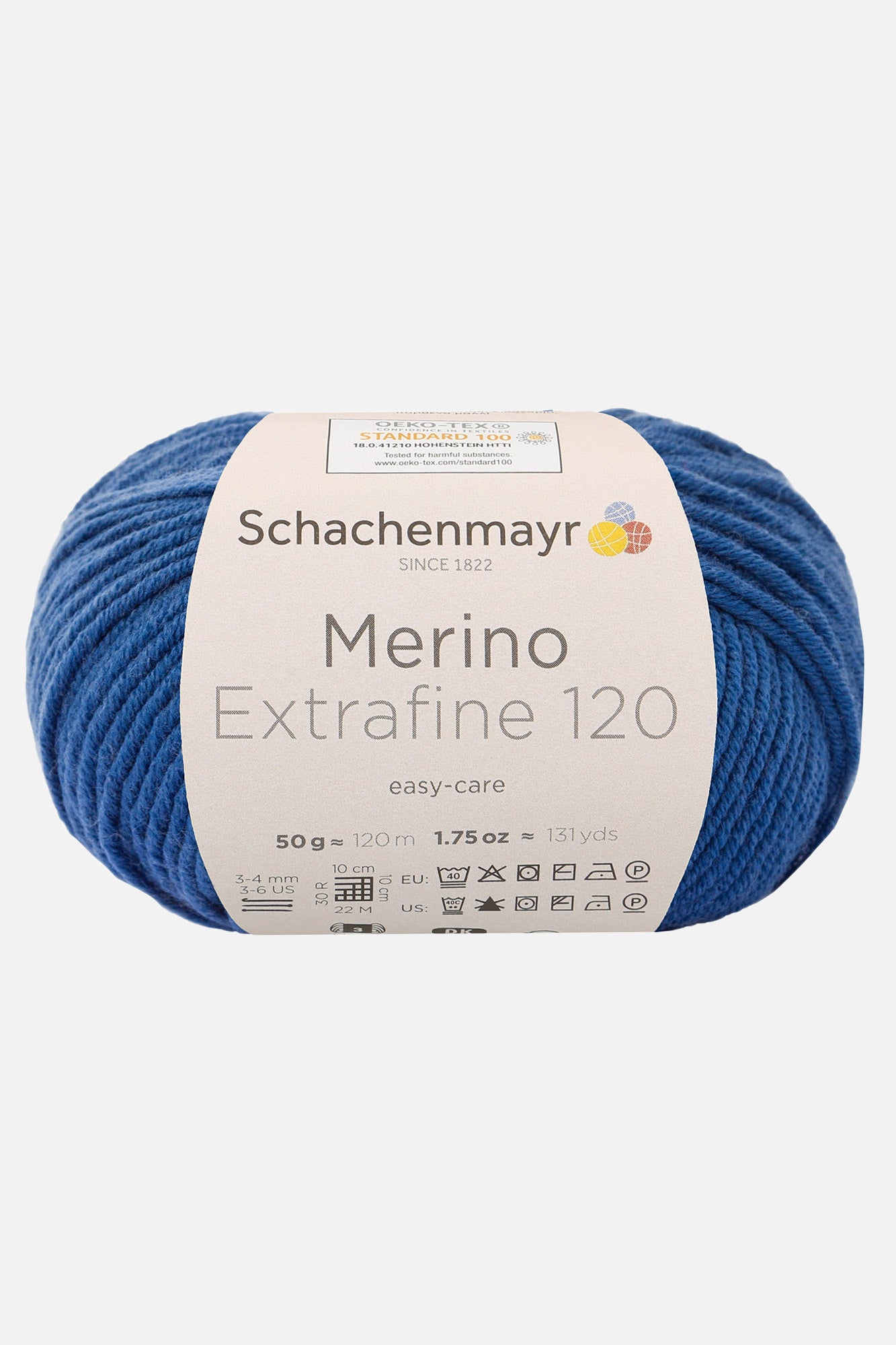Handstrickgarn »Merino Extrafine 120« von Schachenmayr in Farbe blau (00154)