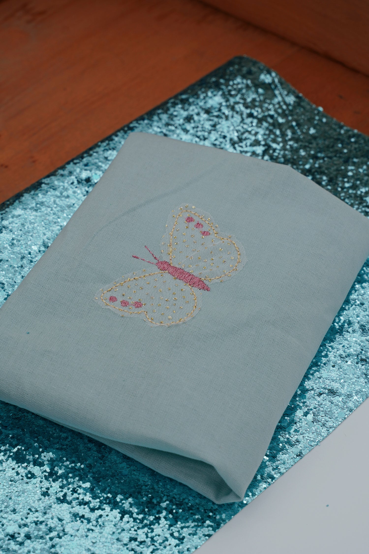 Stickdatei Applikation Schmetterling