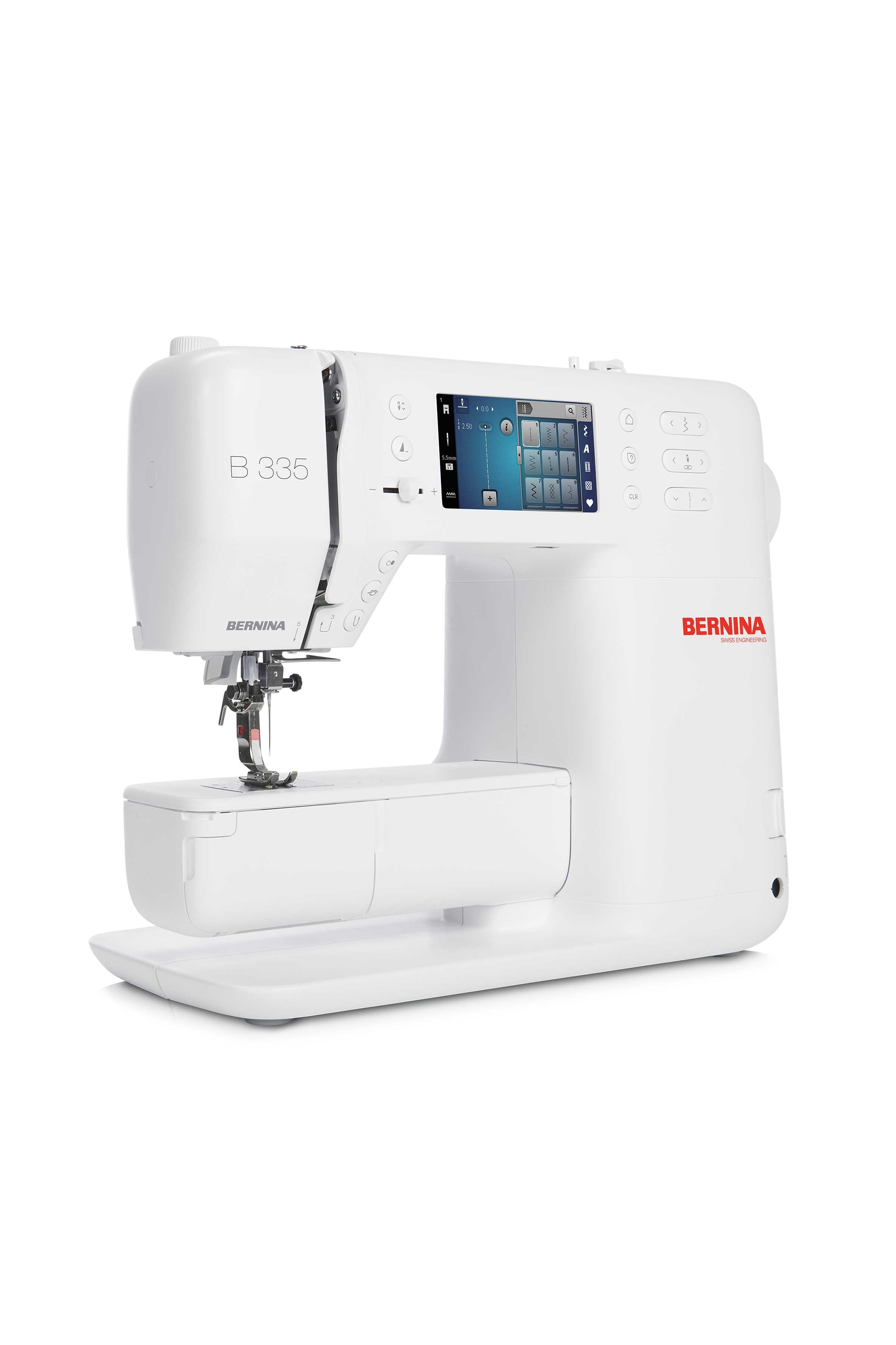 BERNINA 335 Nähmaschine (Seitenansicht)