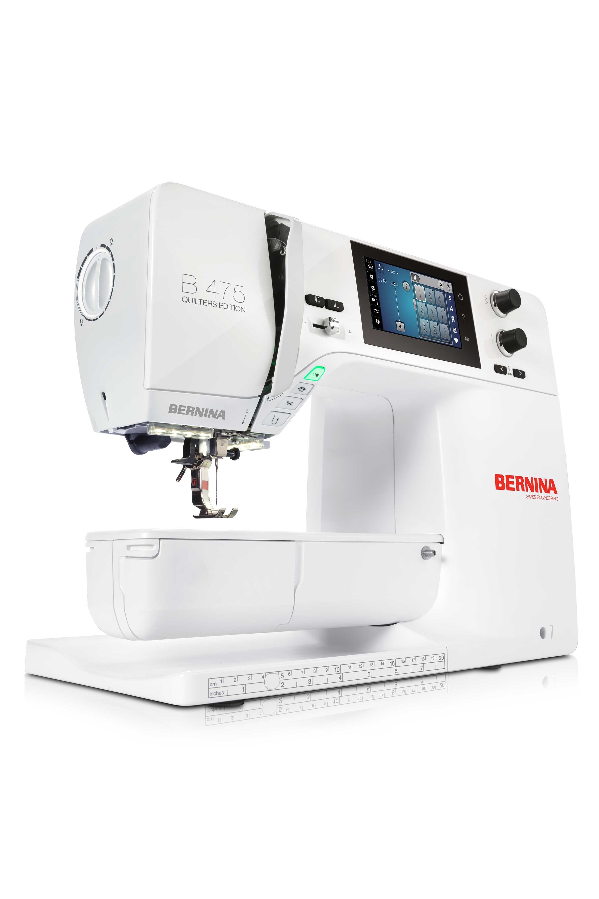 BERNINA B475 QE Nähmaschine mit Snap-on Nähfuß