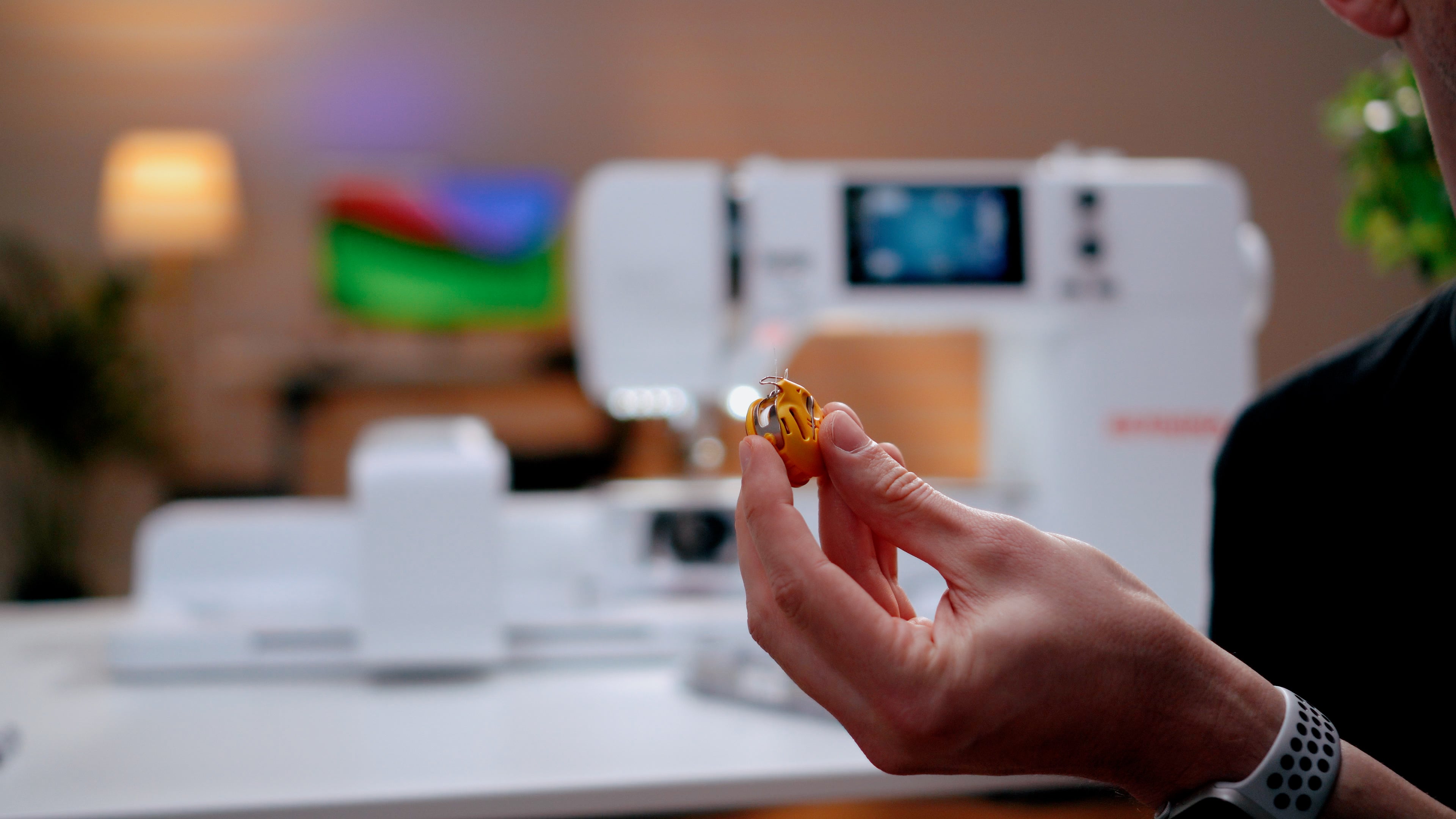 BERNINA Spulenkapsel mit hoher Fadenspannung (gelb)