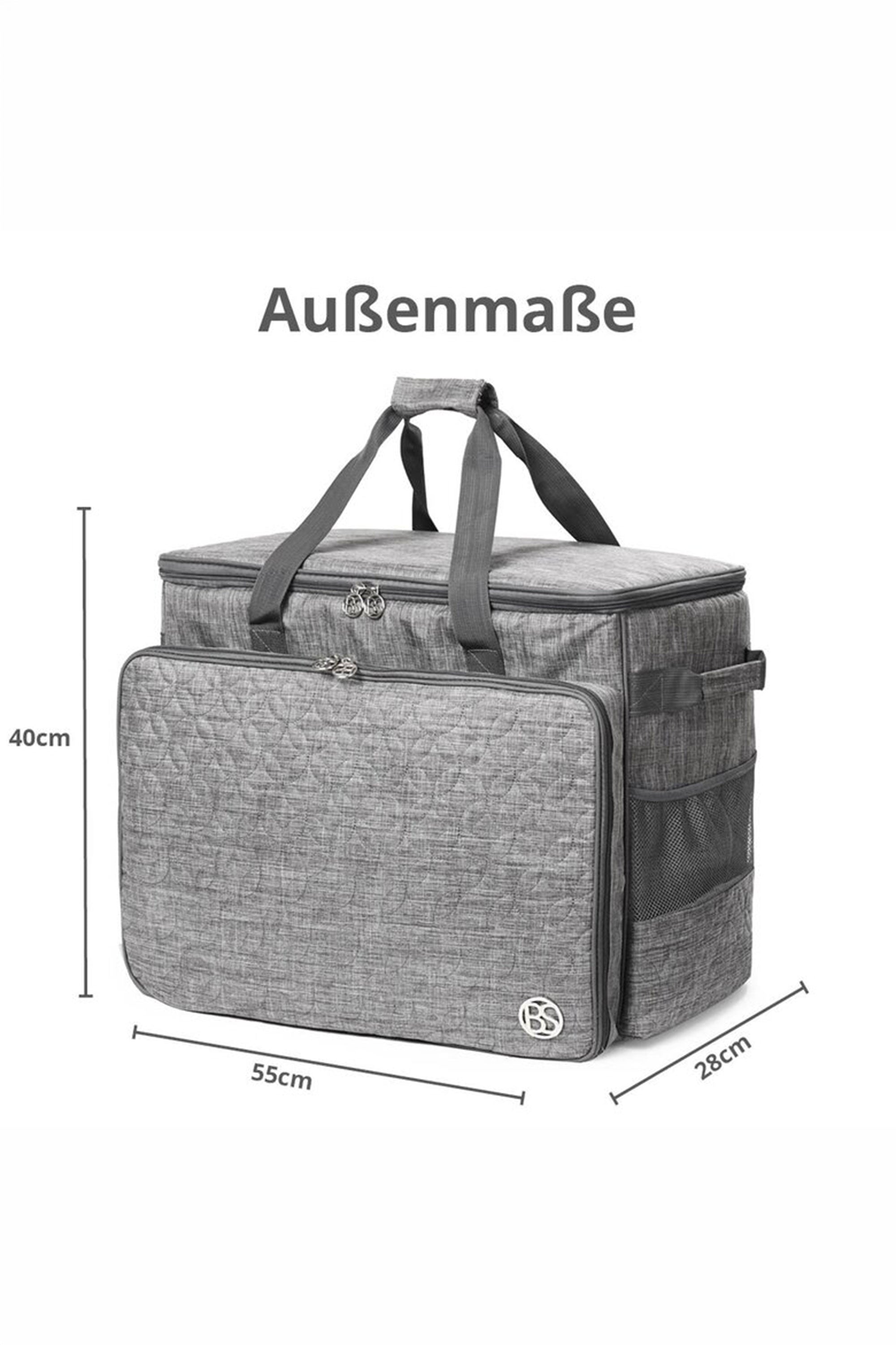 Nähmaschinentasche XL für Brother, Bernette, Bernina, W6, Singer u.v.m