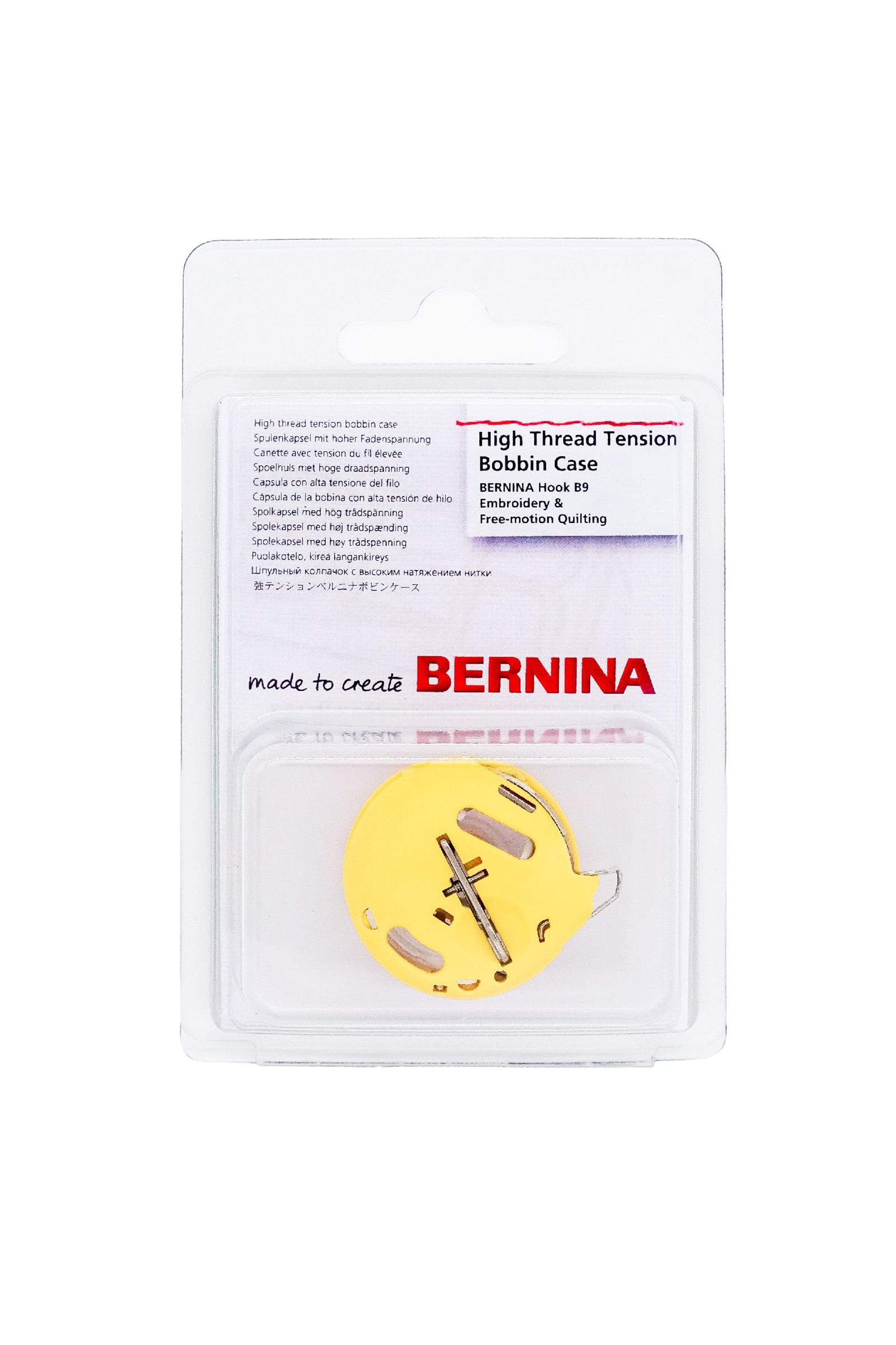 Capsule de bobine BERNINA à tension de fil élevée (jaune)