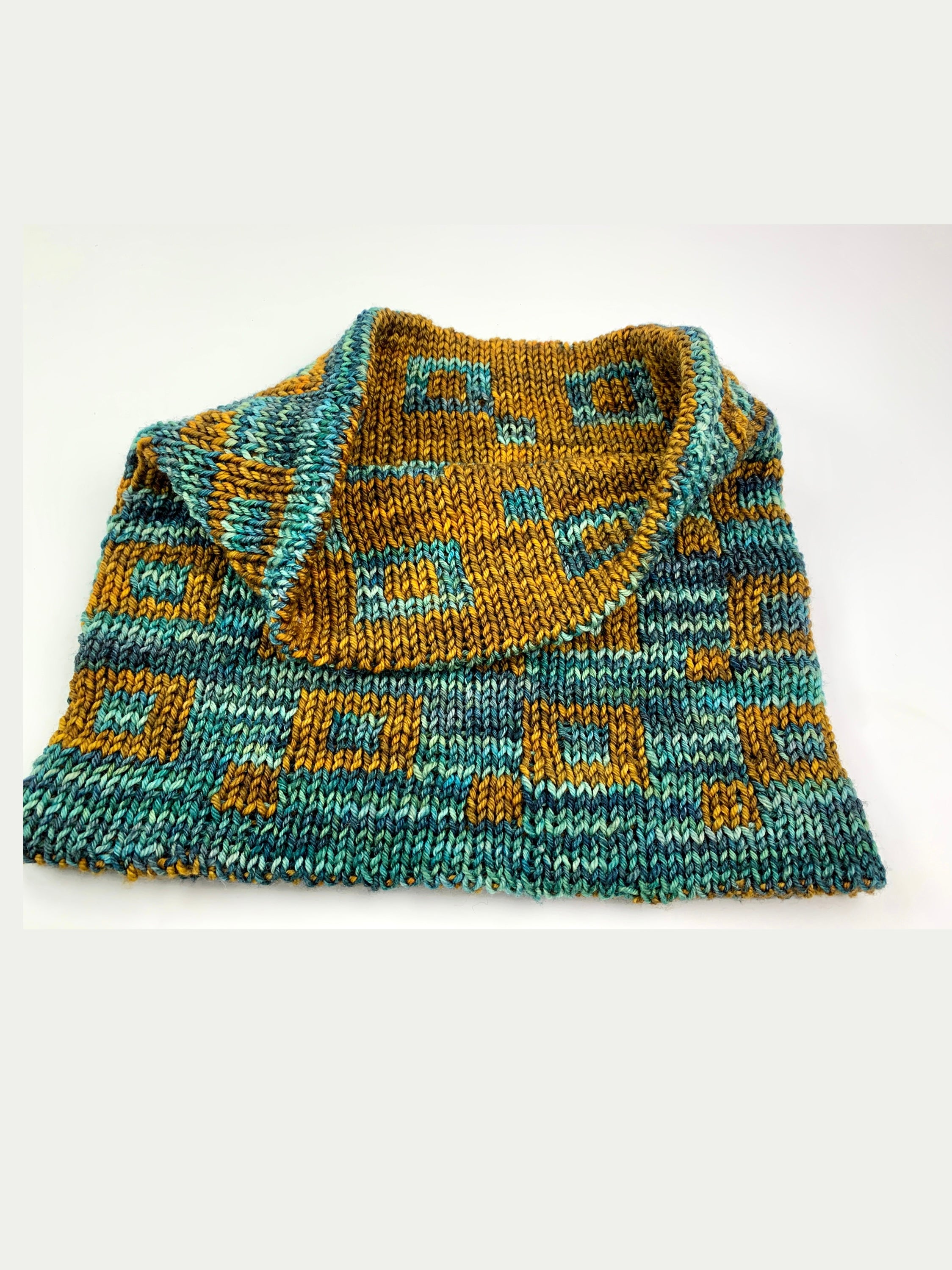 Strickanleitung Schal SQUARE DROP LOOP (PDF)