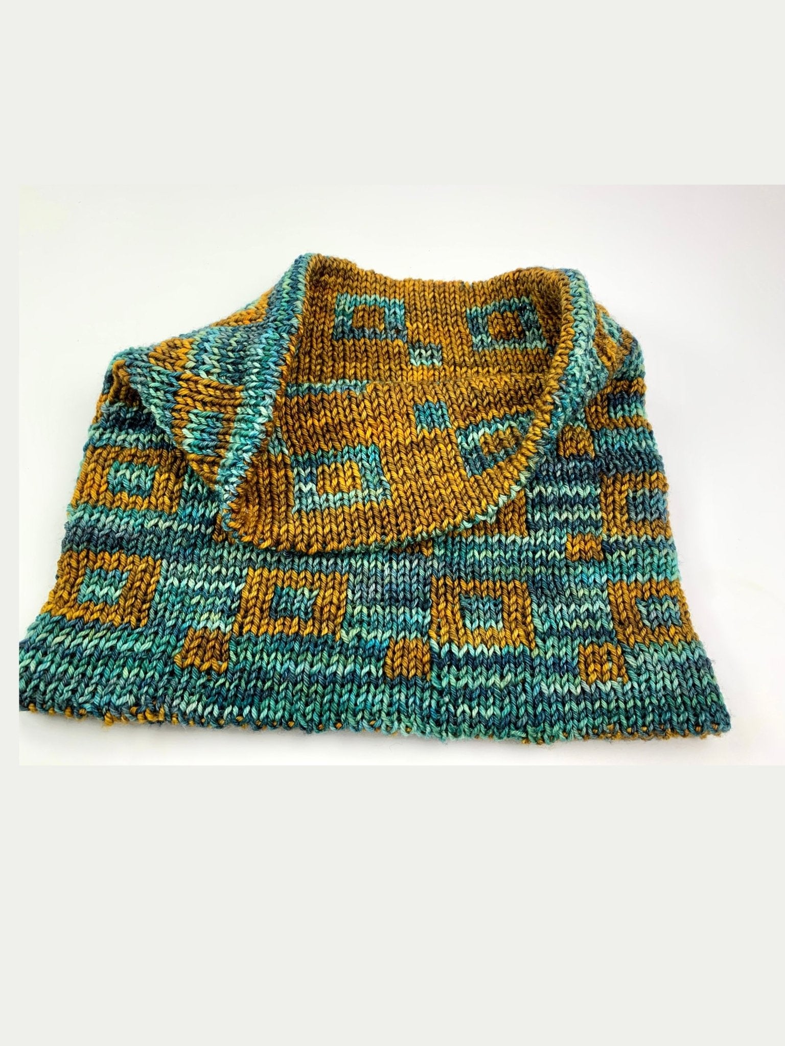 Strickanleitung Schal SQUARE DROP LOOP (PDF) - Make ma!