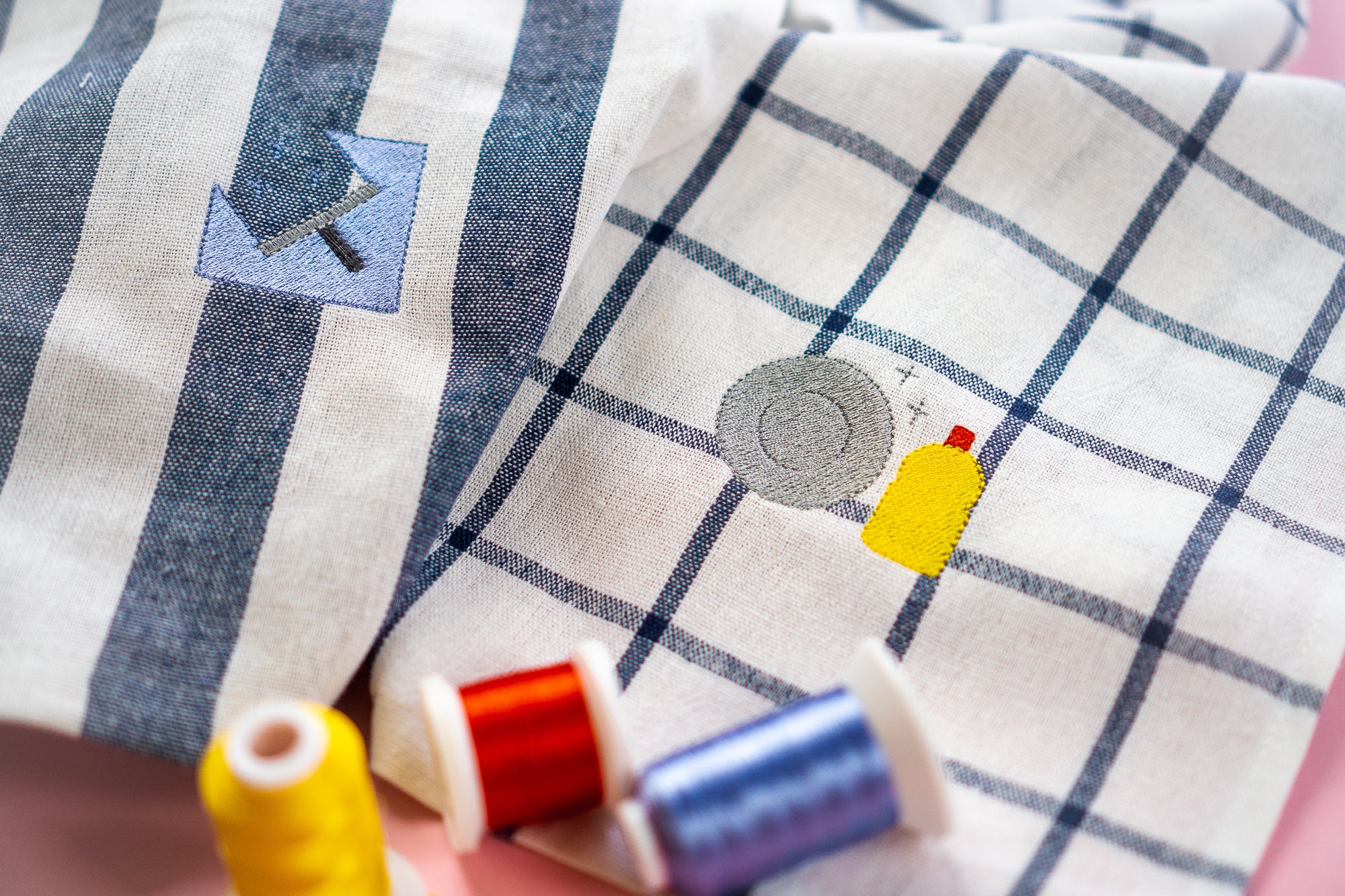 Fichier de broderie pour broder des serviettes »HOUSEHOLD«