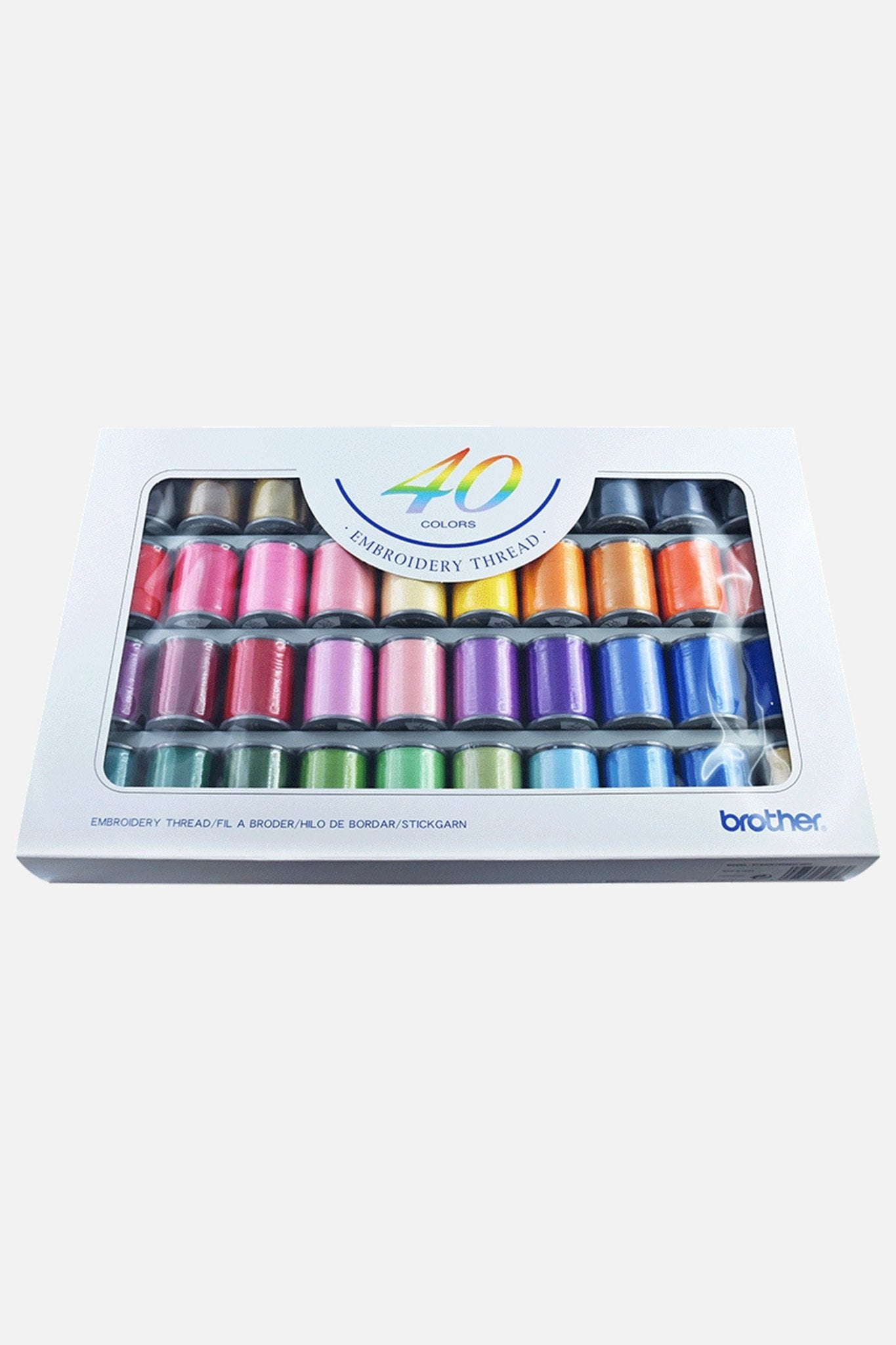 Brother Stickgarn-Set 40 Farben - Make ma!