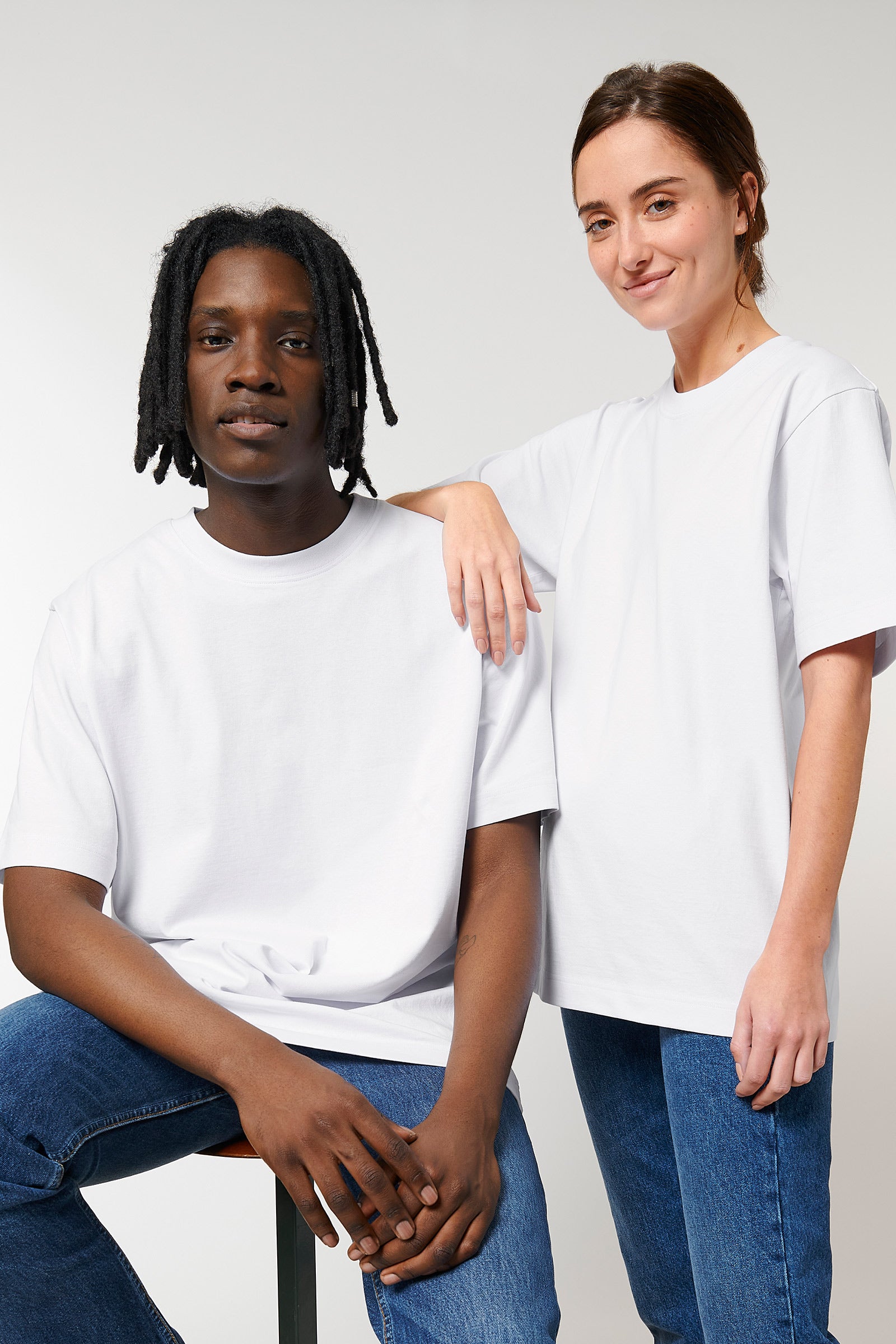 STANLEY/STELLA Oversized T-Shirt FREESTYLER weiß