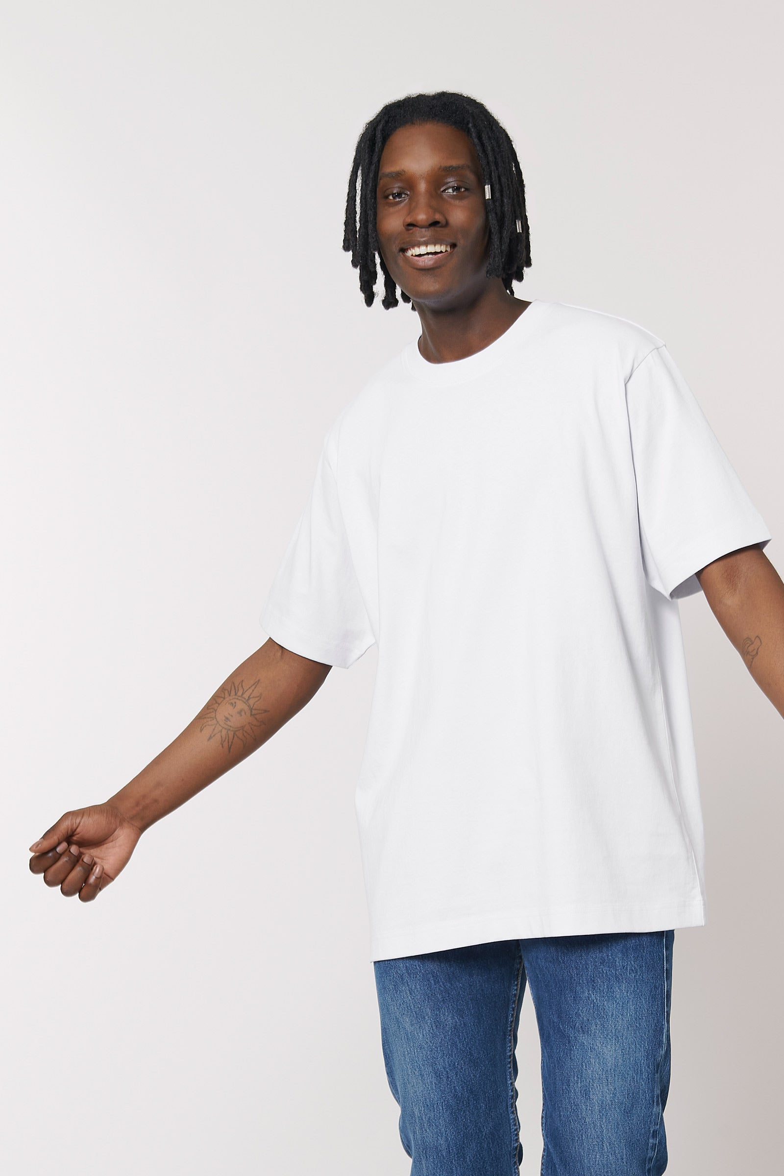 STANLEY/STELLA Oversized T-Shirt FREESTYLER weiß