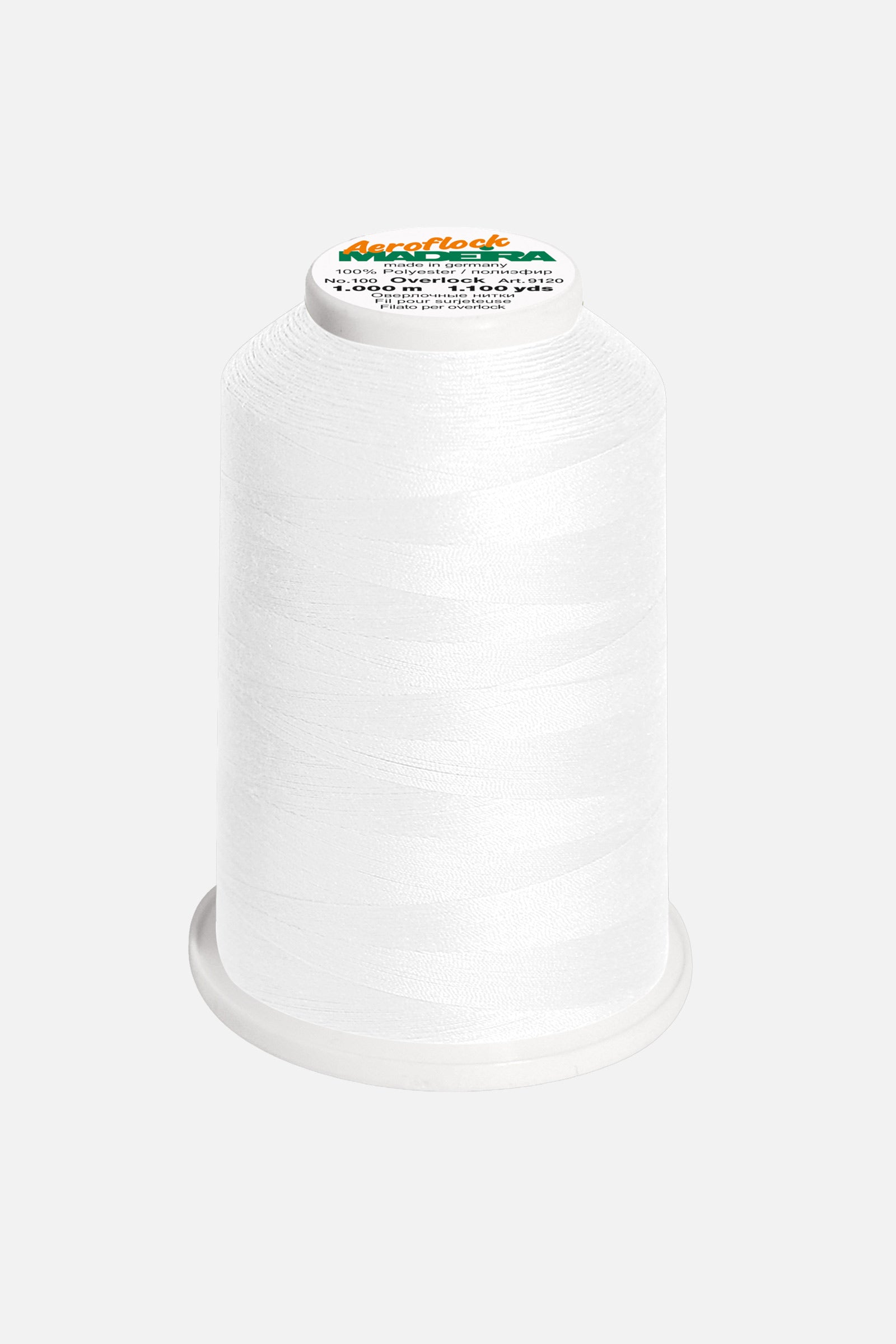 Madeira Aeroflock No. 100 – 1.000 m Bauschgarn für Overlockmaschinen