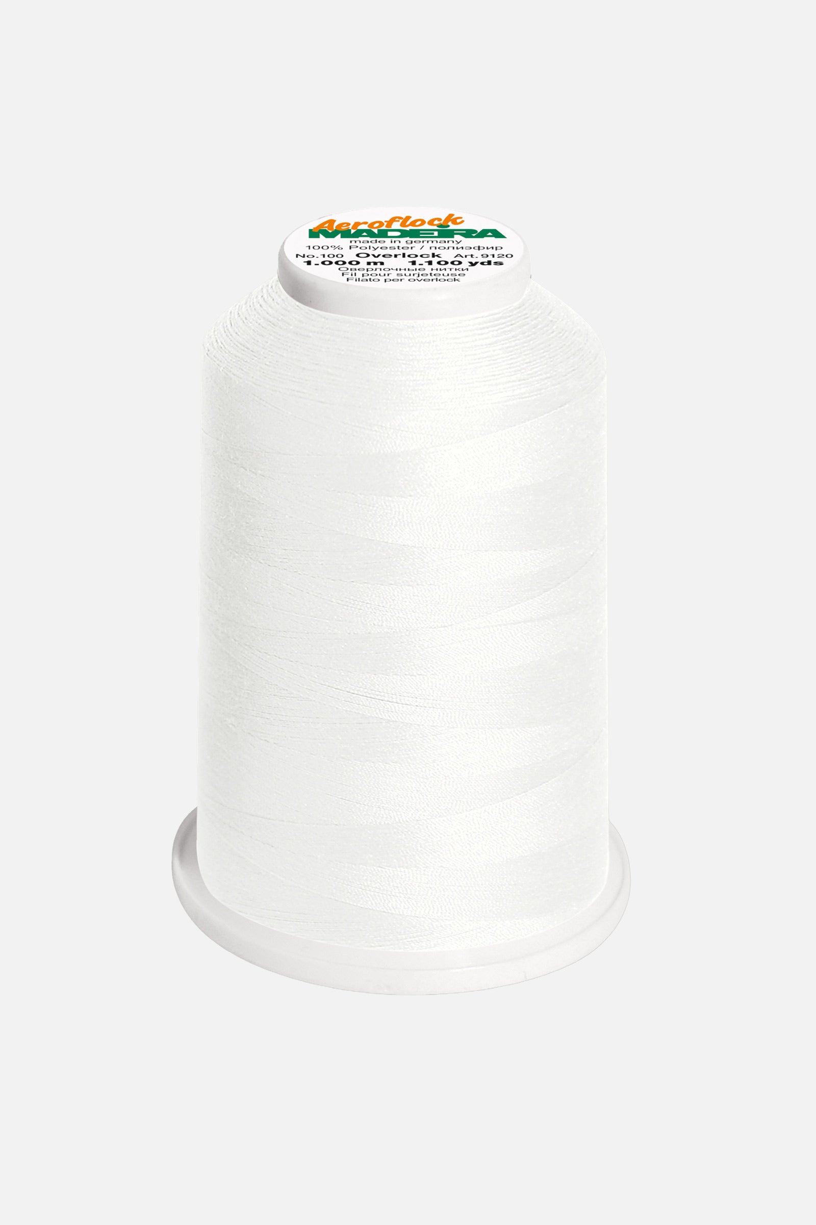 Madeira Aeroflock No. 100 – 1.000 m Bauschgarn für Overlockmaschinen
