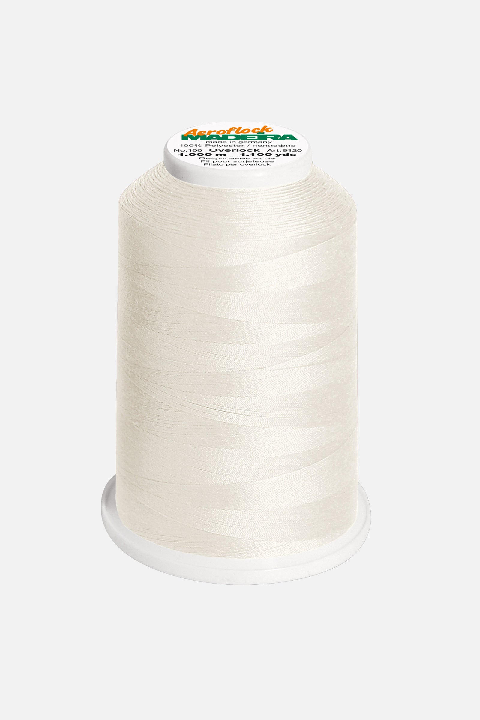 Madeira Aeroflock No. 100 – 1.000 m Bauschgarn für Overlockmaschinen