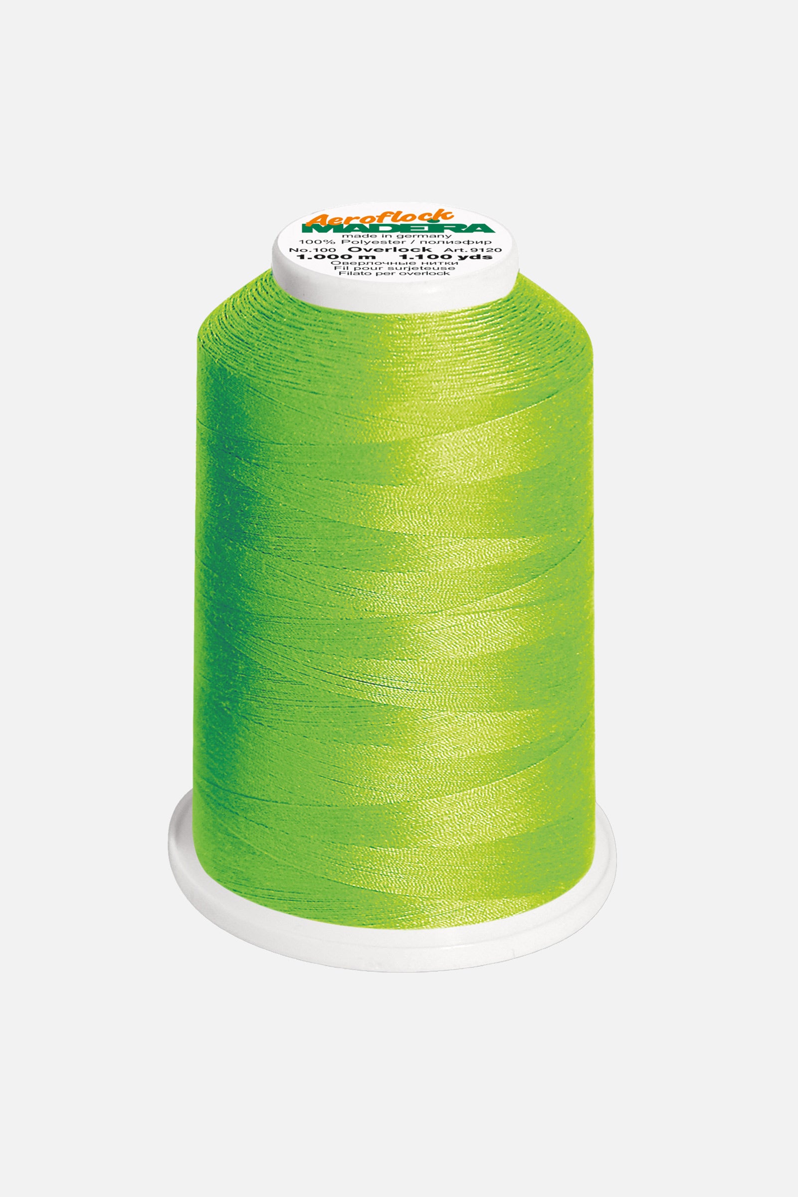 Madeira Aeroflock No. 100 – 1.000 m Bauschgarn für Overlockmaschinen