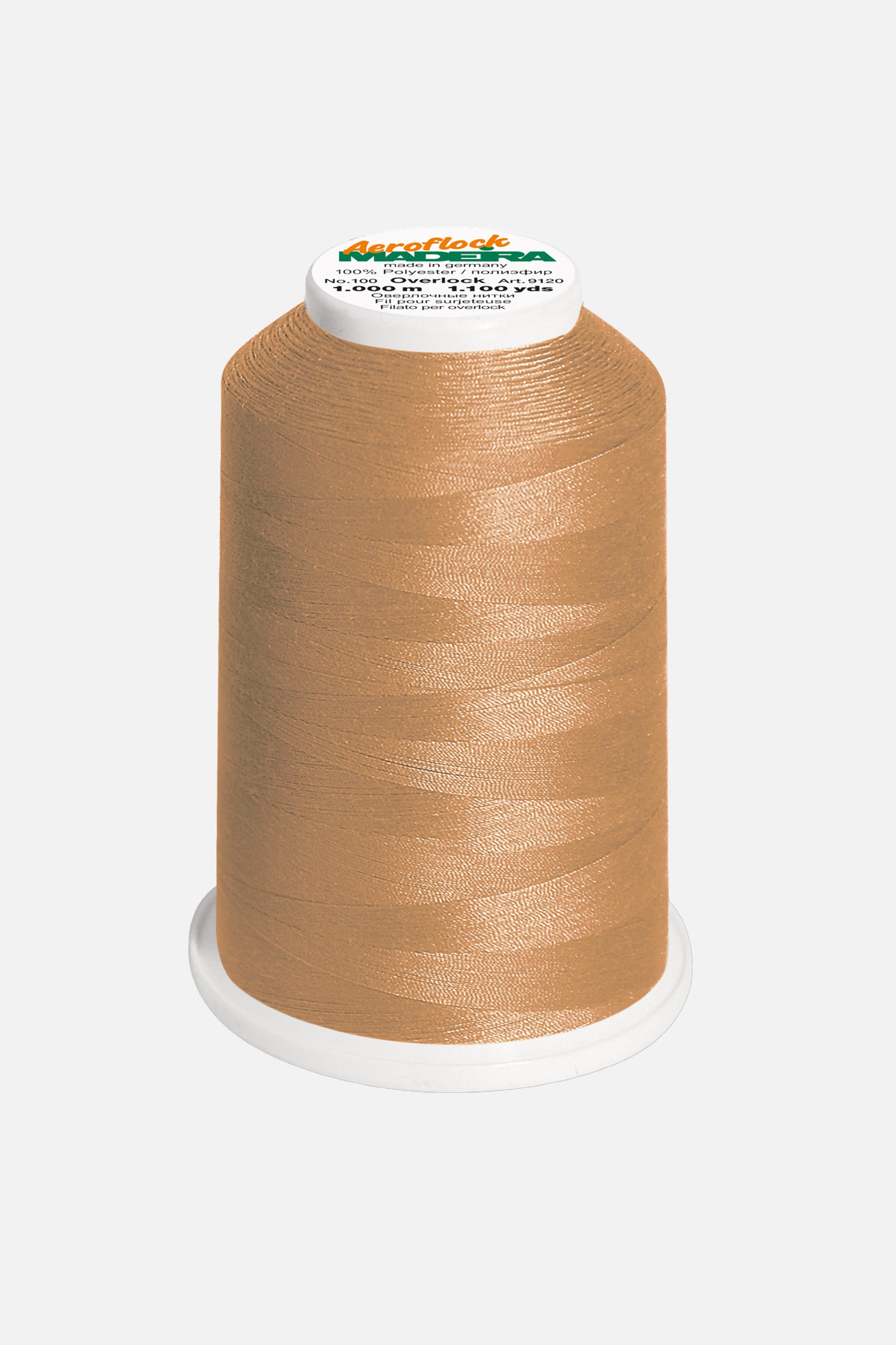 Madeira Aeroflock No. 100 – 1.000 m Bauschgarn für Overlockmaschinen