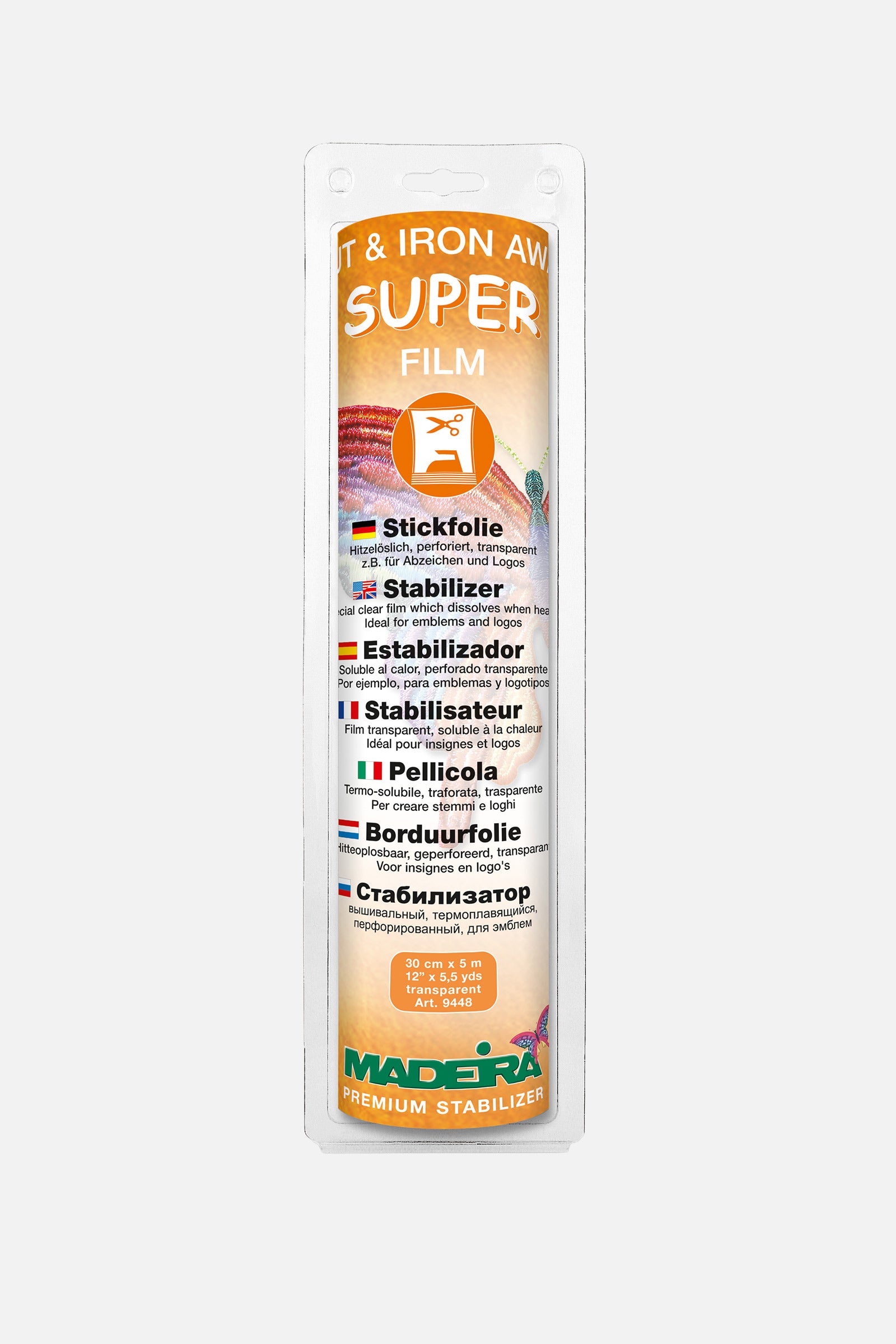 Madeira Super Film Cut & Iron Away
