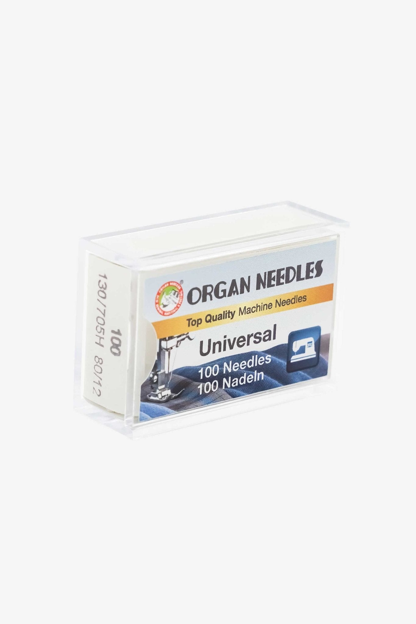 Organ Needle Universal-Nadeln Stärke 80 / 100 Stück / System 130/705H - Make ma!