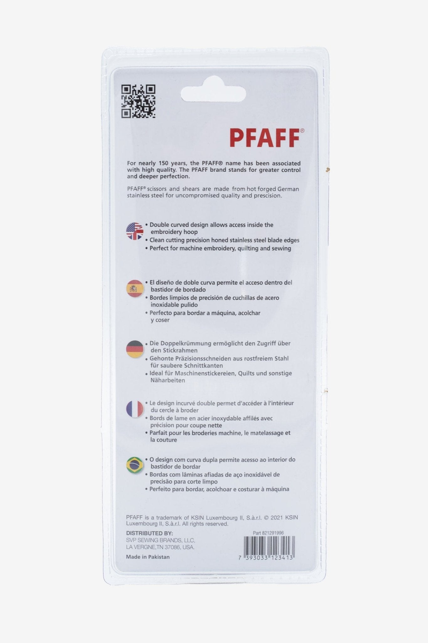 PFAFF zweifach gebogene Stickschere - Make ma!