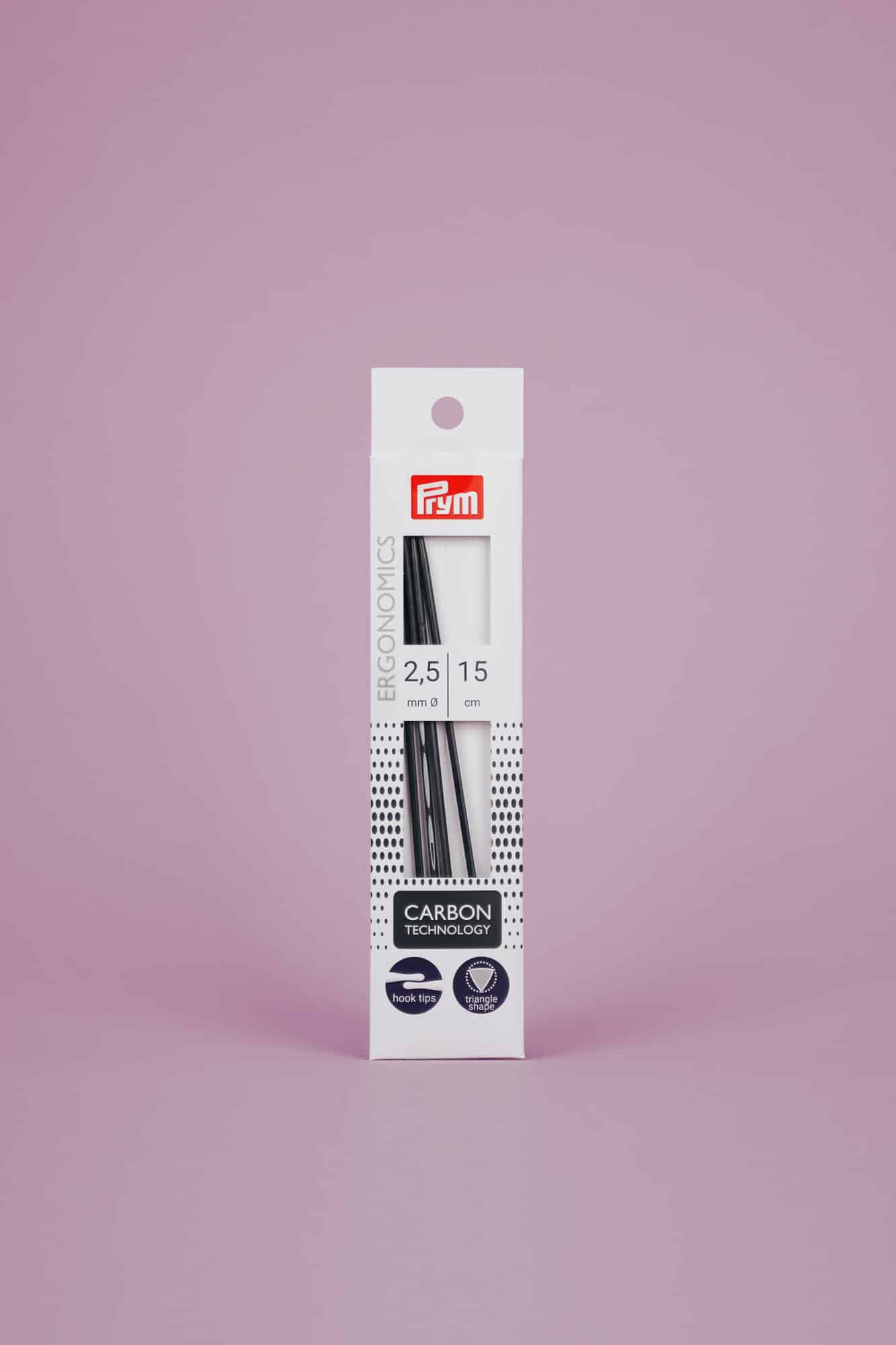 prym.ergonomics Strumpfstricknadeln carbon