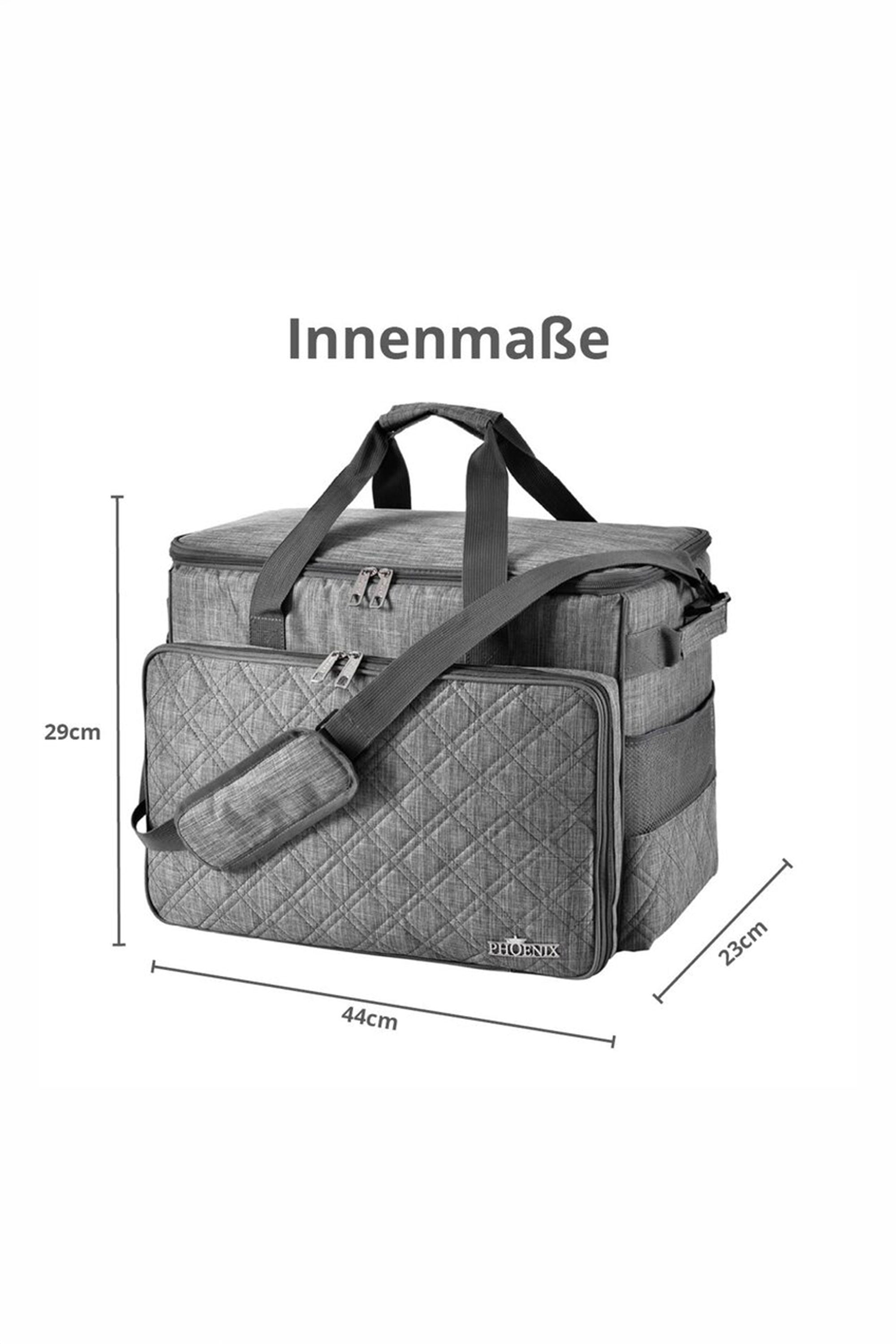 Nähmaschinentasche L für Brother, Bernette, Bernina, W6, Singer u.v.m