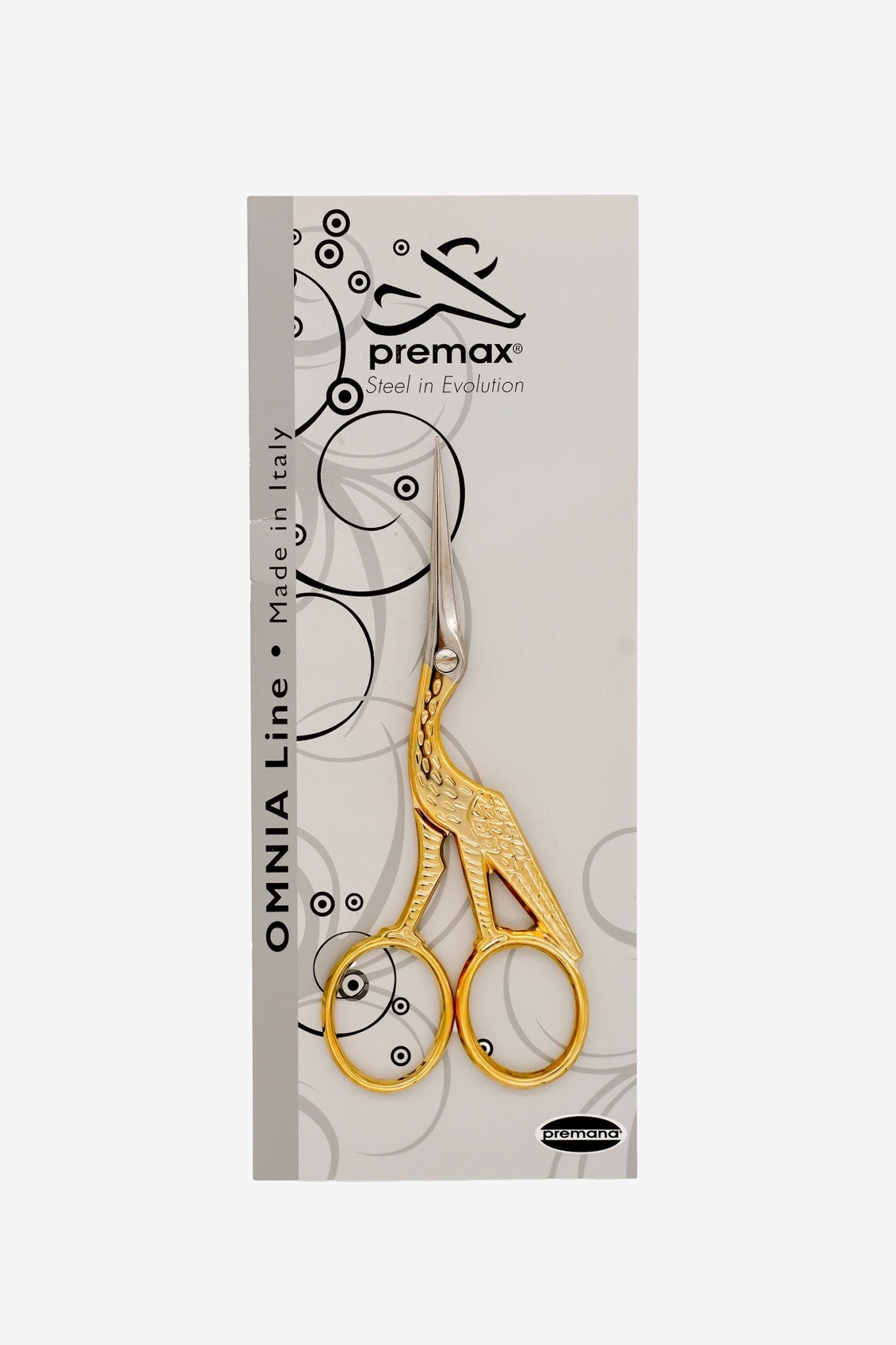 Premax goldene Stickschere Storch OmniaLine - Make ma!
