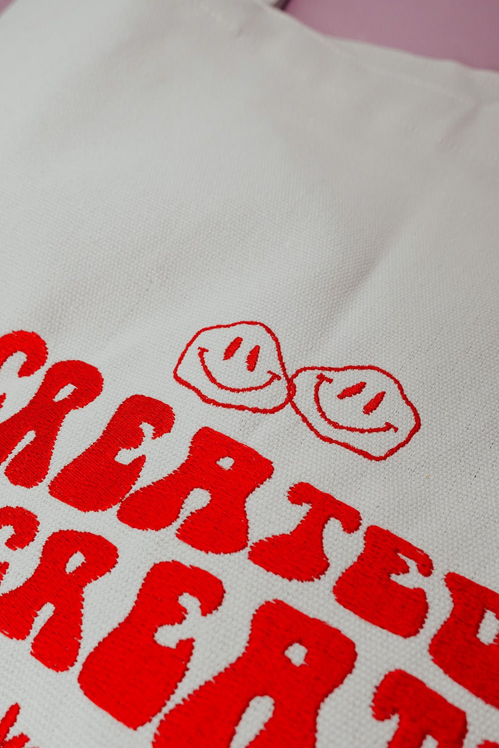 Stickdatei Schriftzug »created to create« - Make ma!