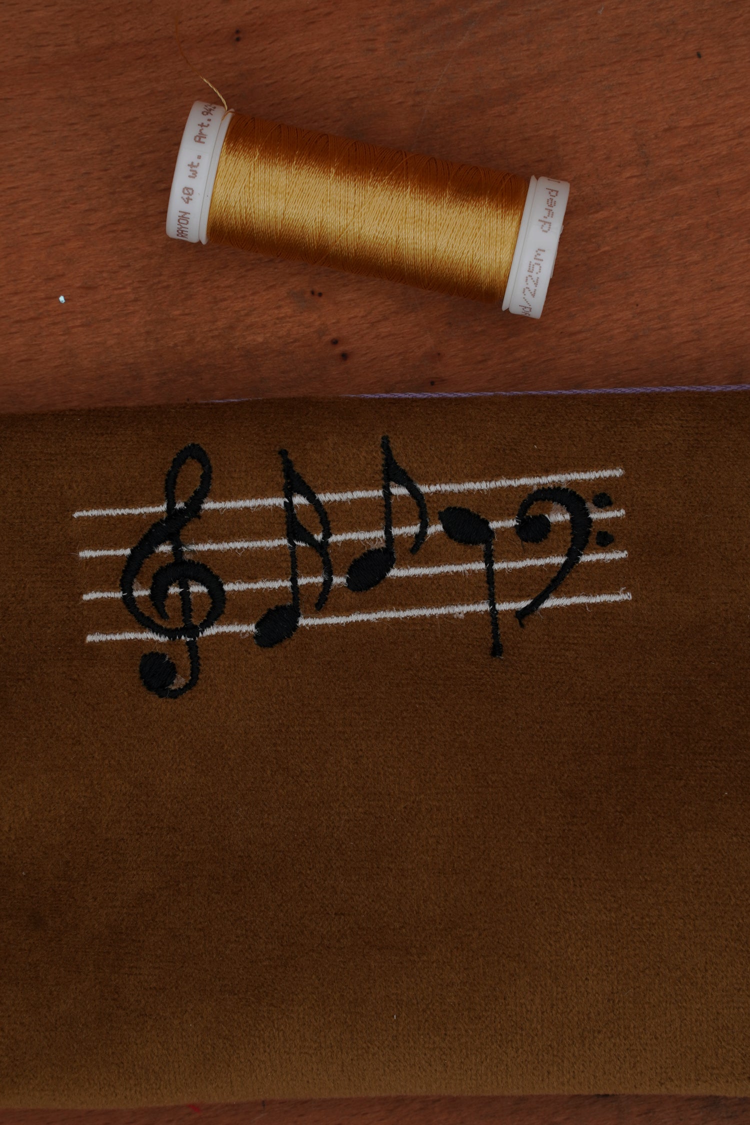 Stickdatei Notenschlüssel