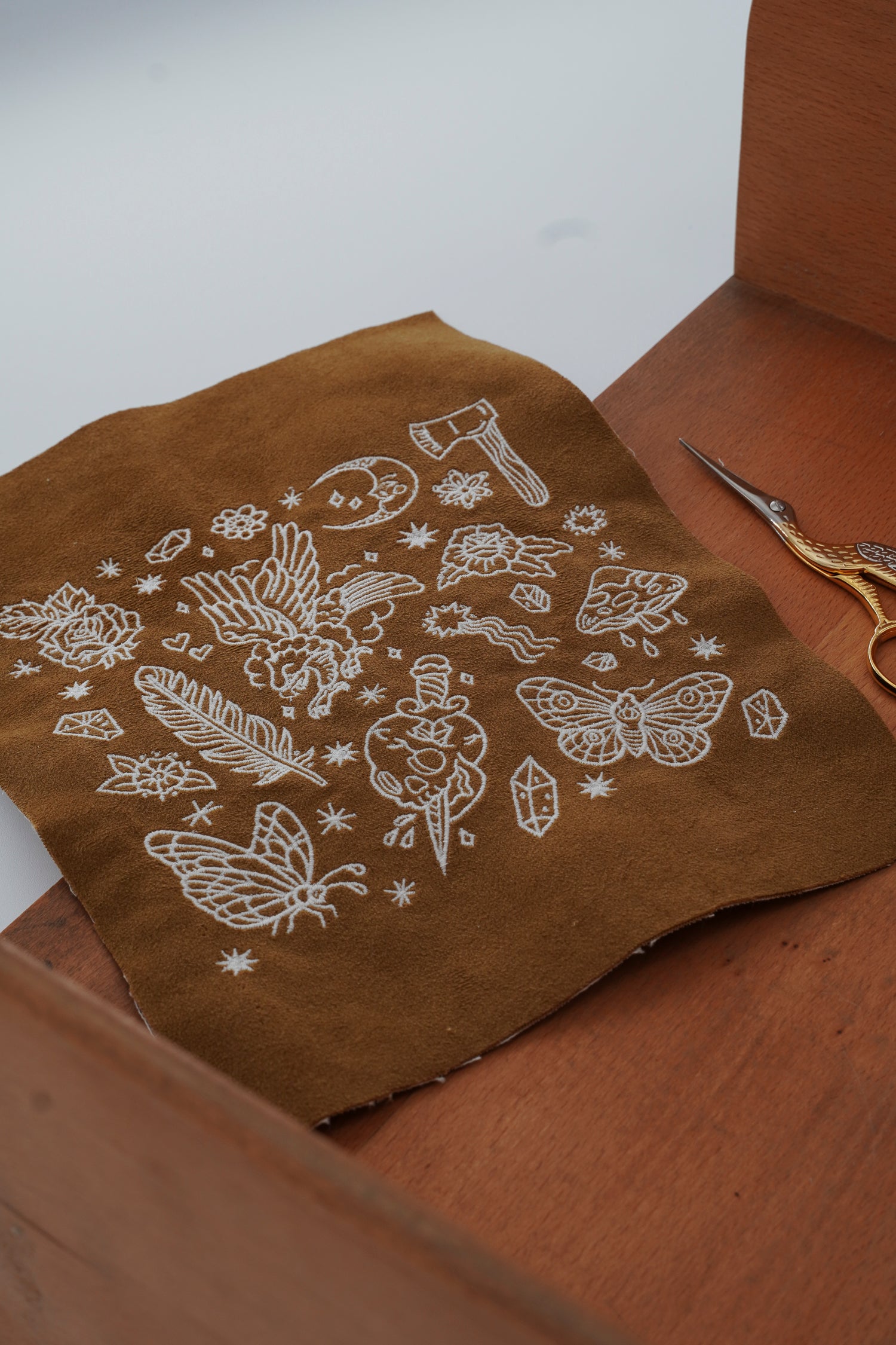 Maskuline Stickdatei Tattoo Motive