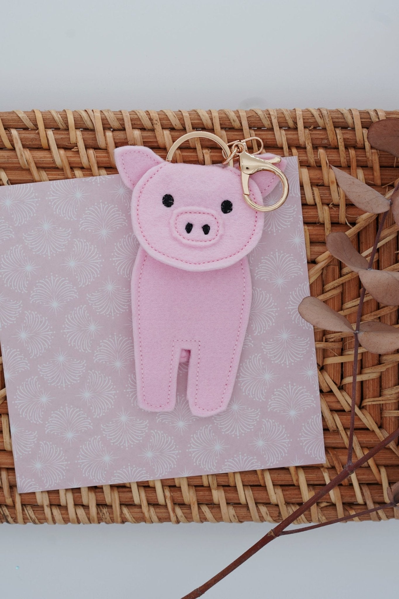 Stickdatei ITH Schwein Anhänger - Make ma!