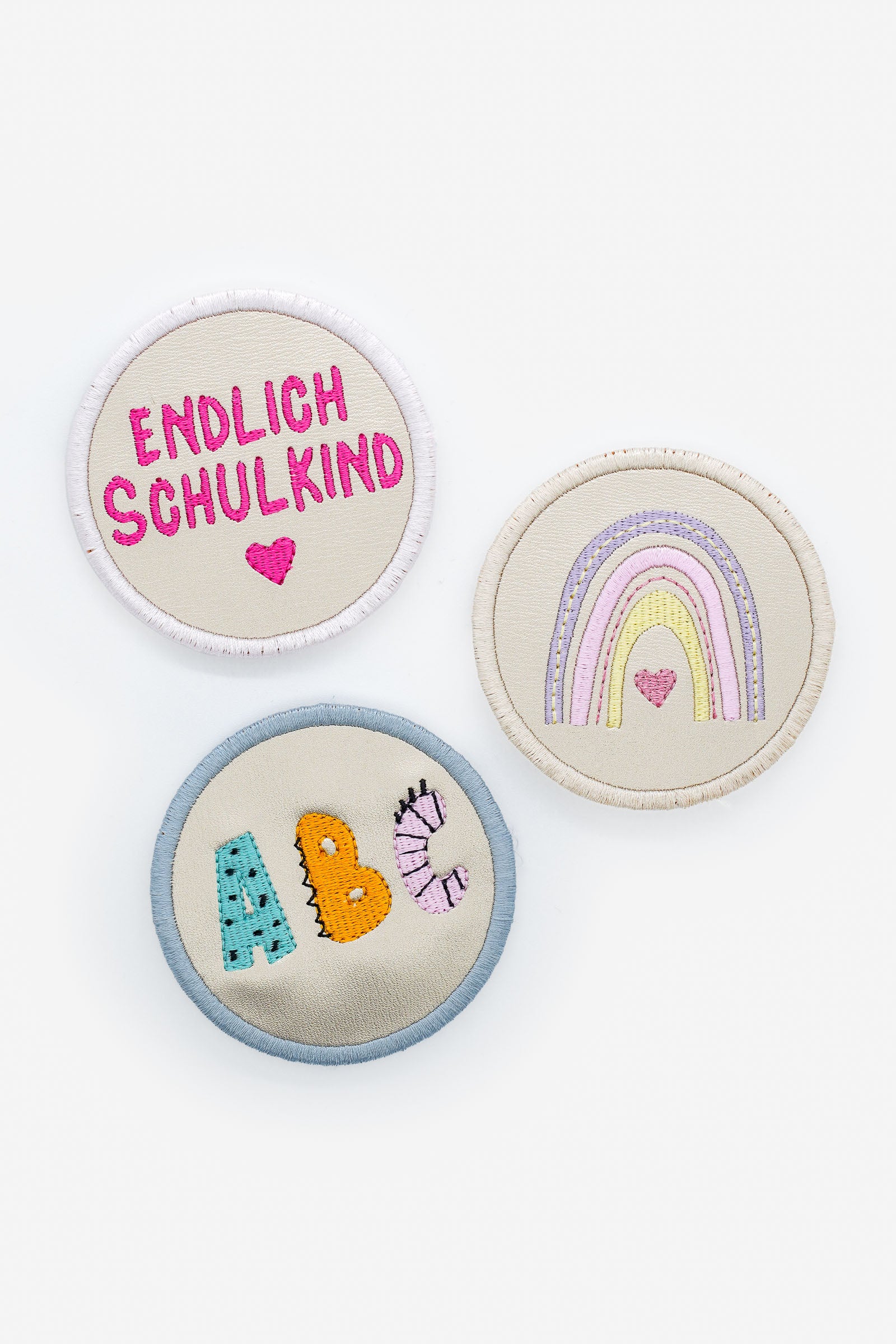 Stickdateien Klett Patch Einschulung Set