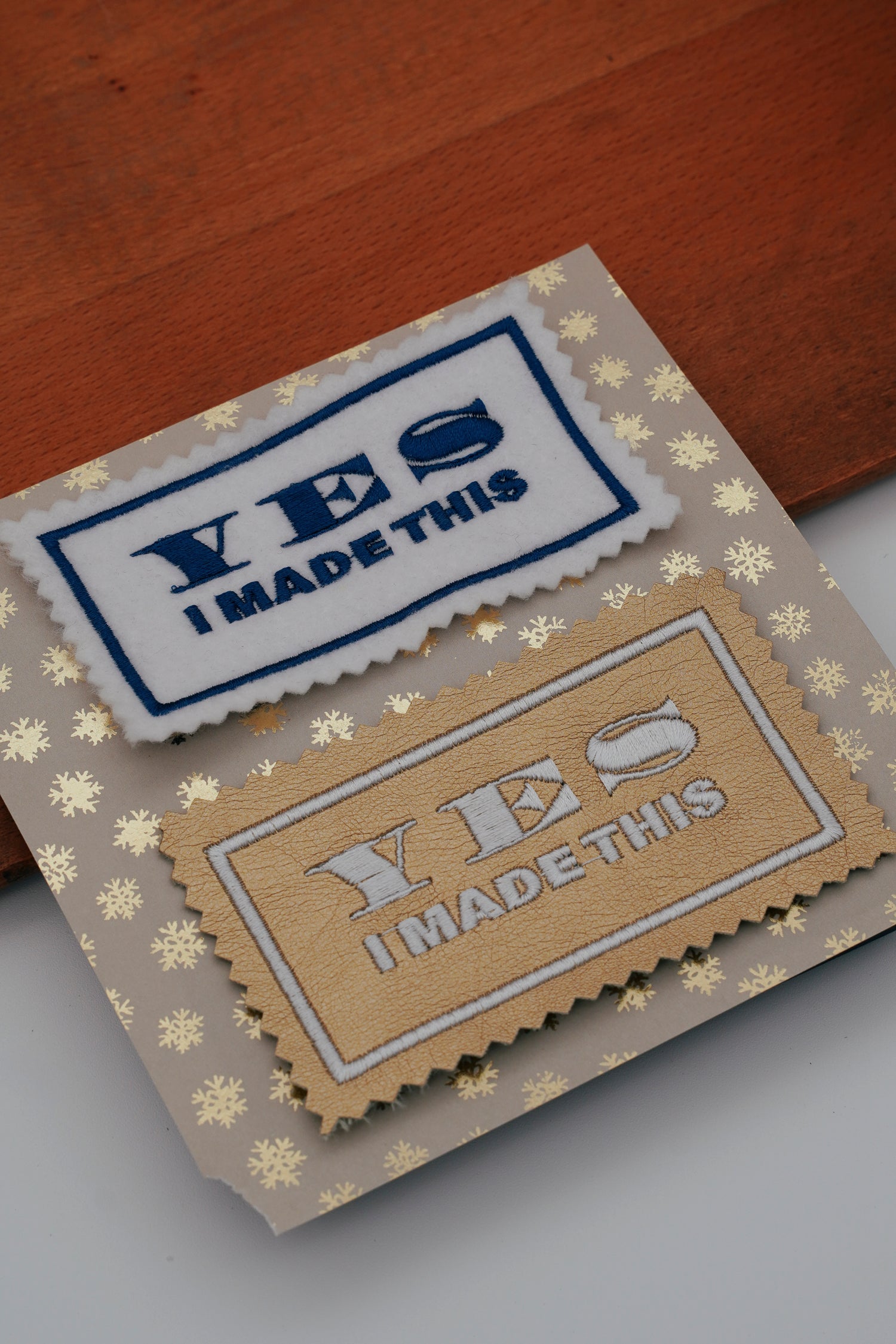 Stickdatei Label Handgemacht