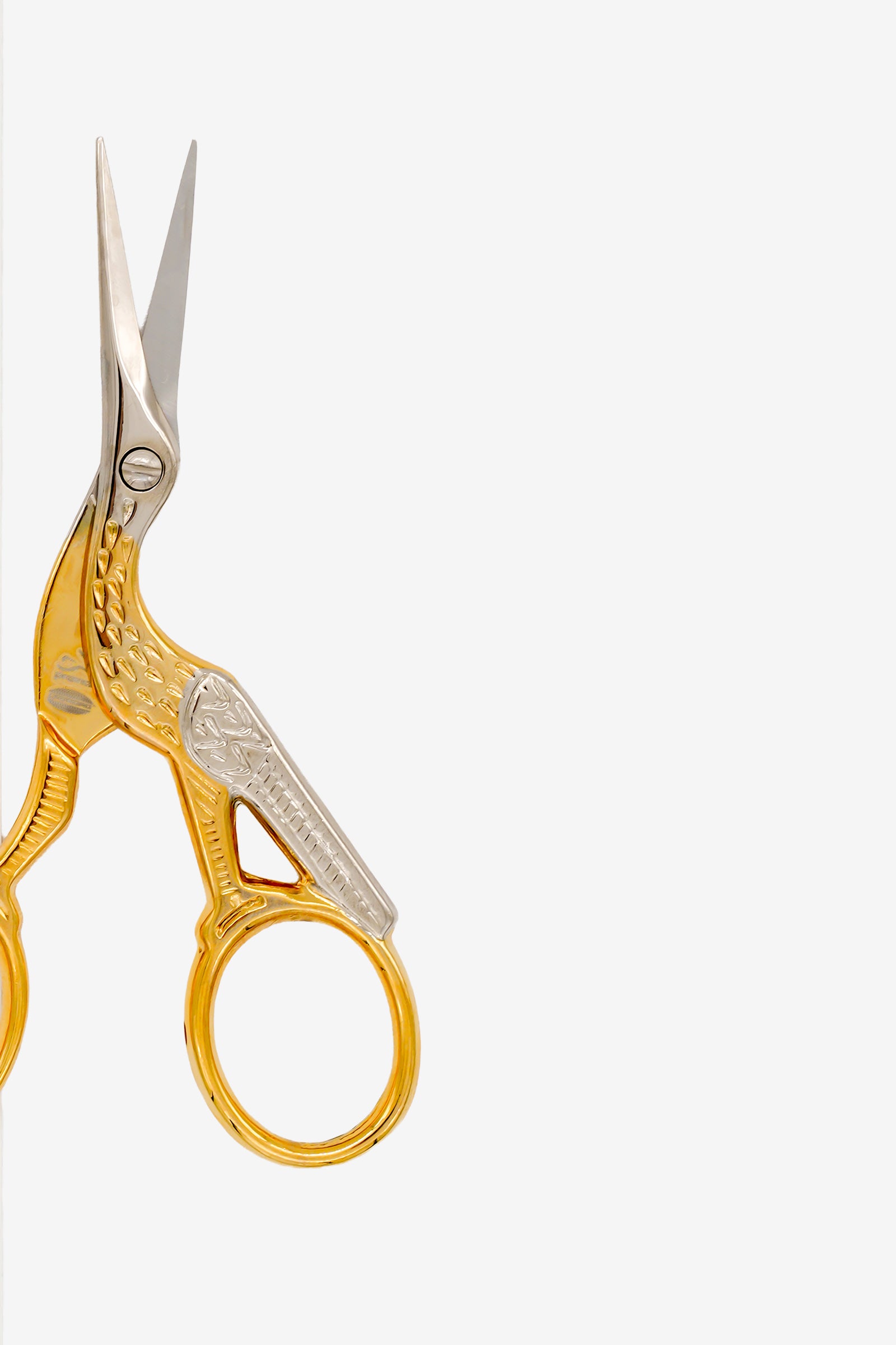 Primax Stickschere Storch (gold/farbig) OptimaLine