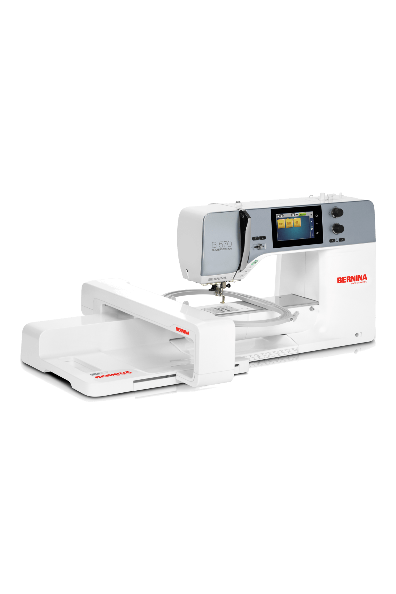 BERNINA B 570 QE mit Stickmodul M (SDT) in der Standardansicht