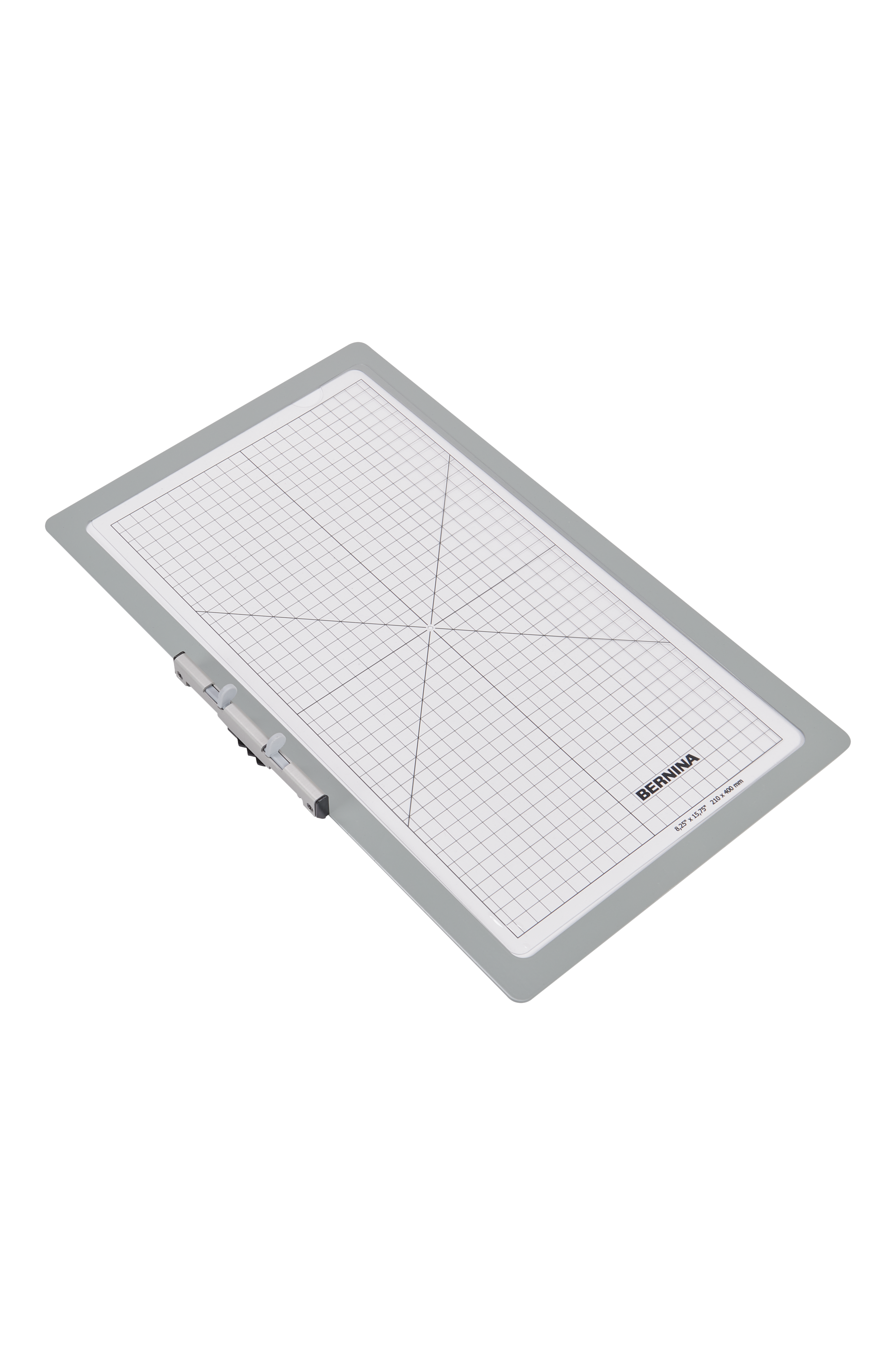 BERNINA Großer Haft-Stickrahmen 400 × 210 mm mit transparenter Stickschablone.
