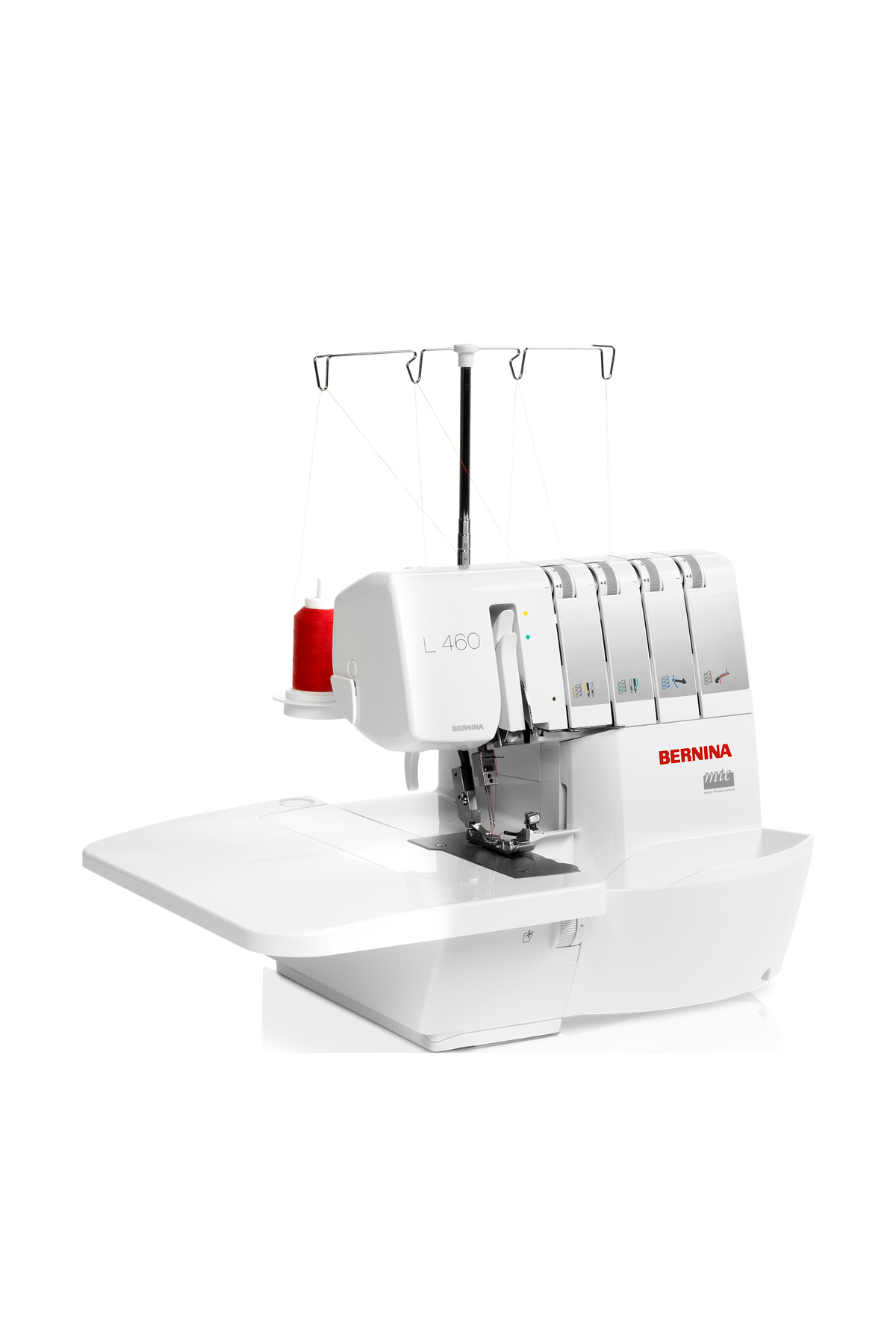 BERNINA L 460 Overlockmaschine in möglichst gerader Produktansicht